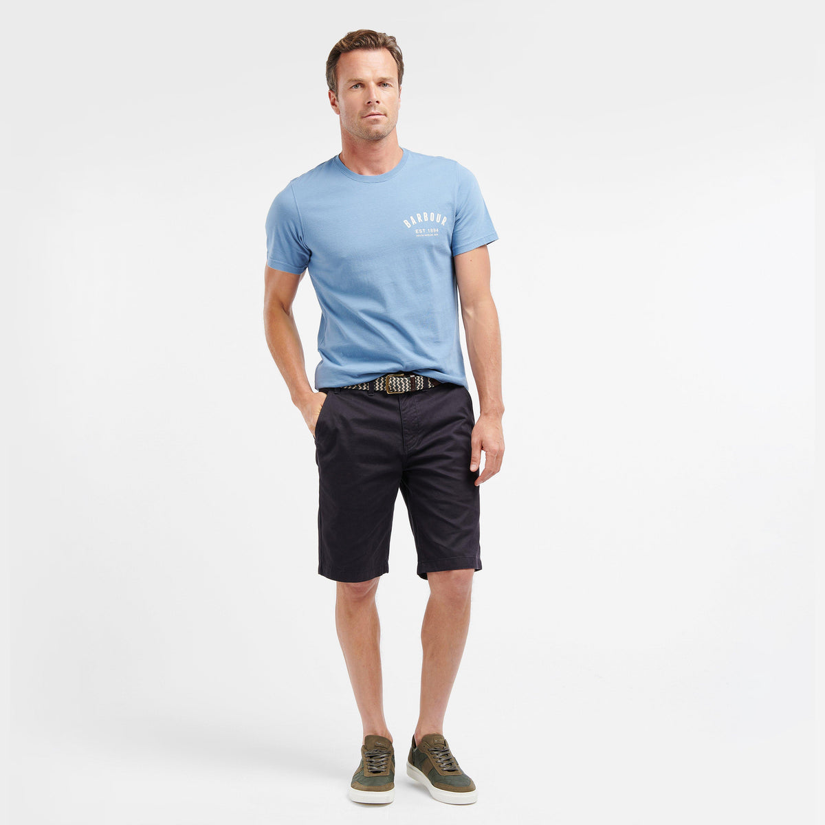 Mens Preppy T-Shirt Force Blue