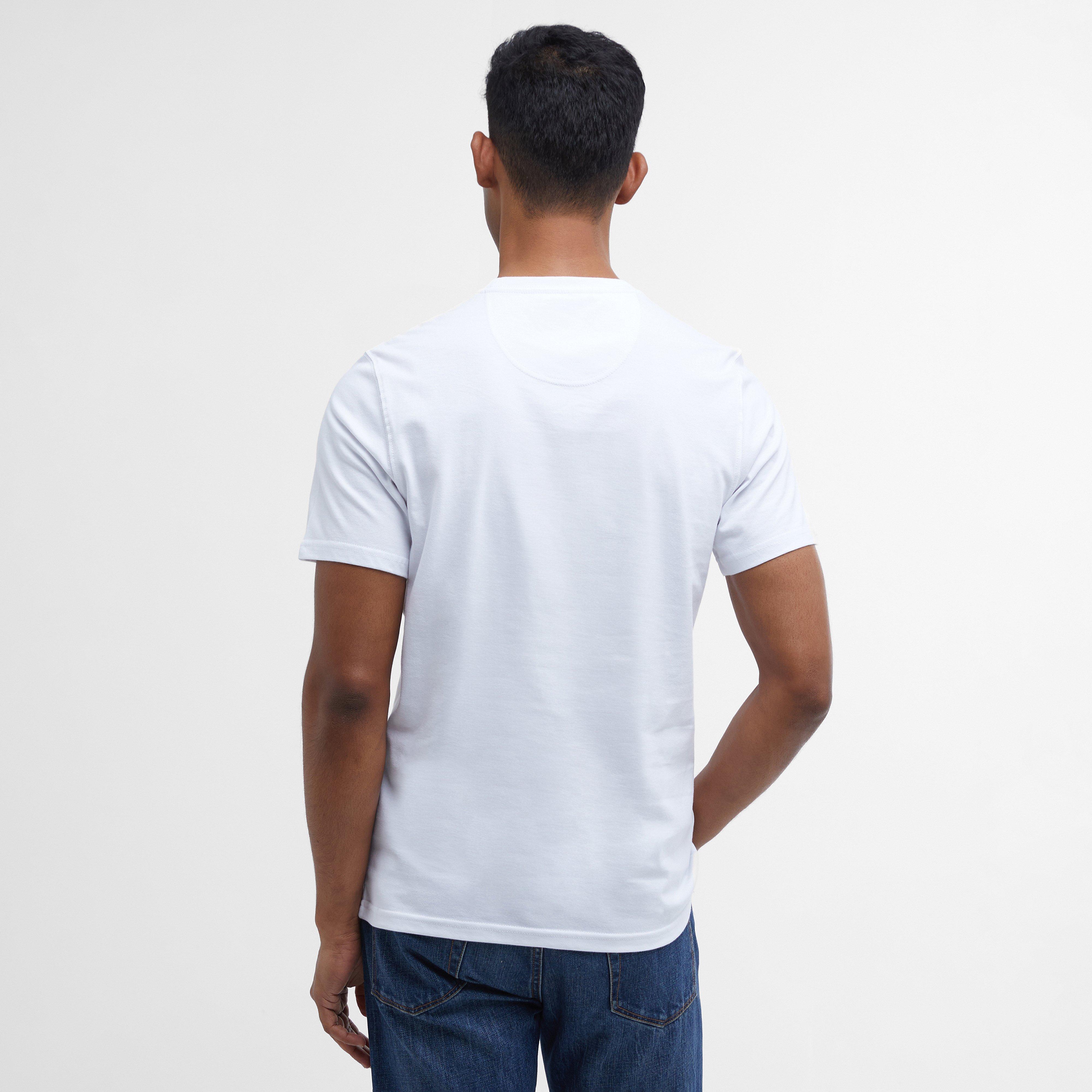 Mens Mens Preppy T-Shirt White