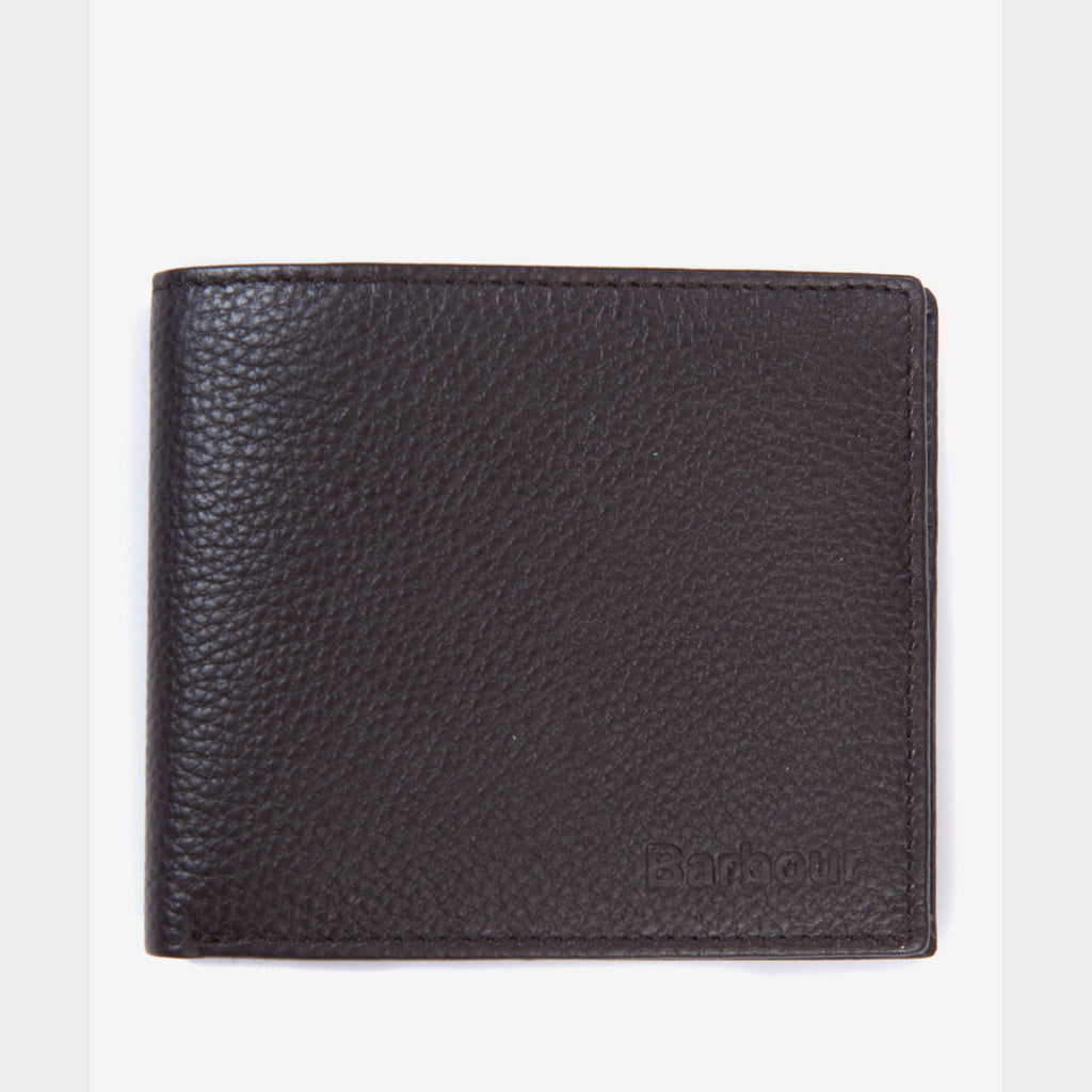 Mens Amble Leather Billfold Wallet Dark Brown