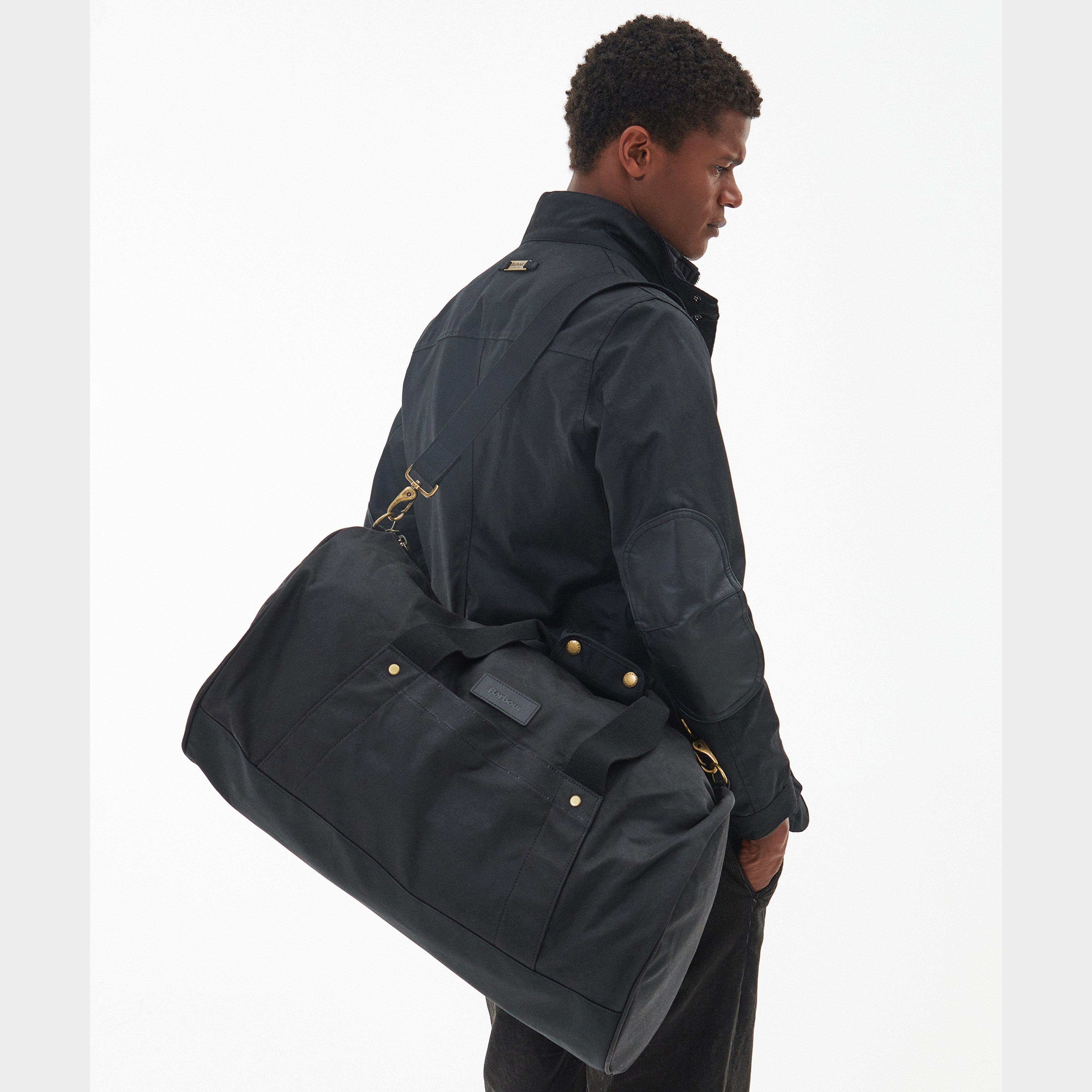 Barbour Explorer Wax Duffle Bag Black – Naylors
