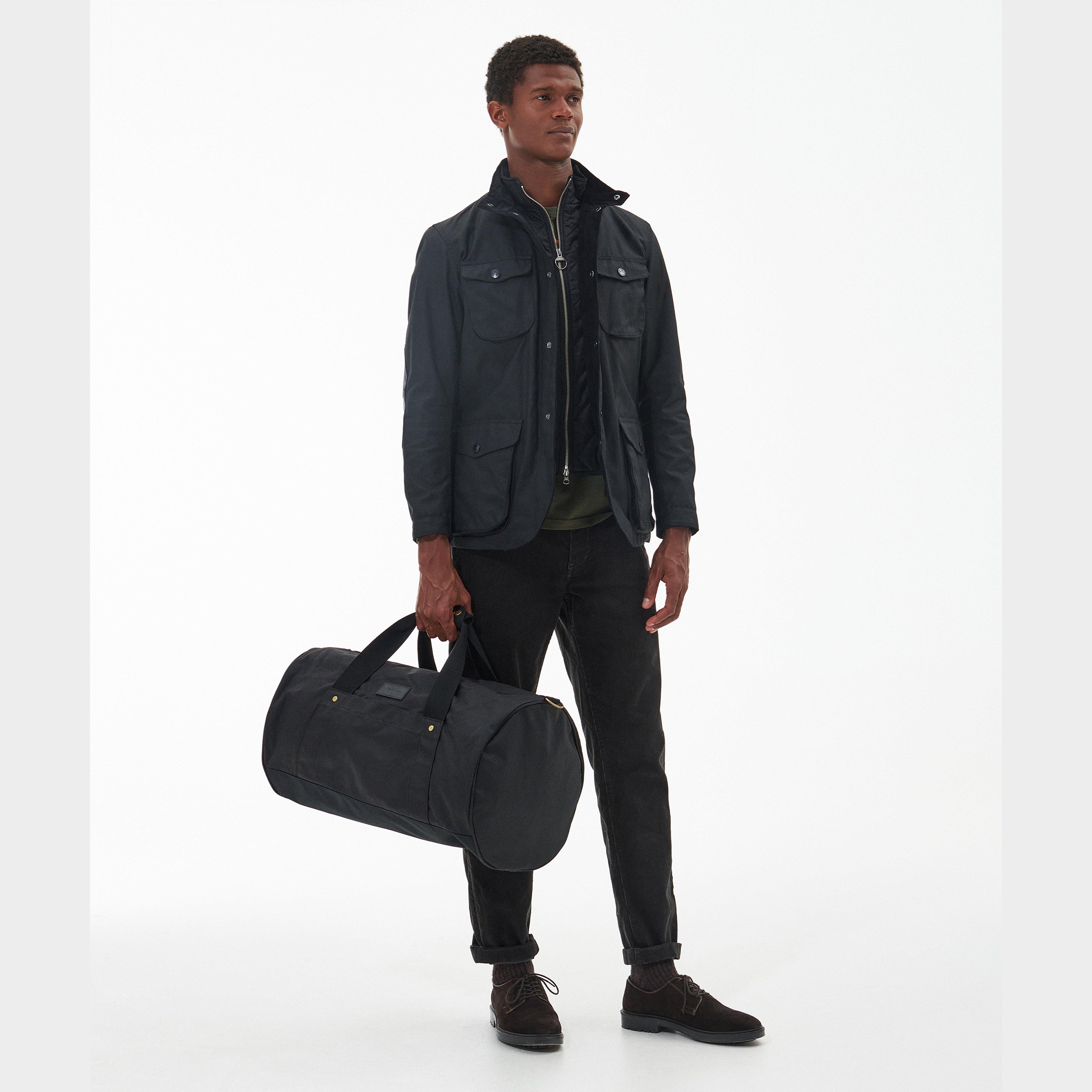 Explorer Wax Duffle Bag Black