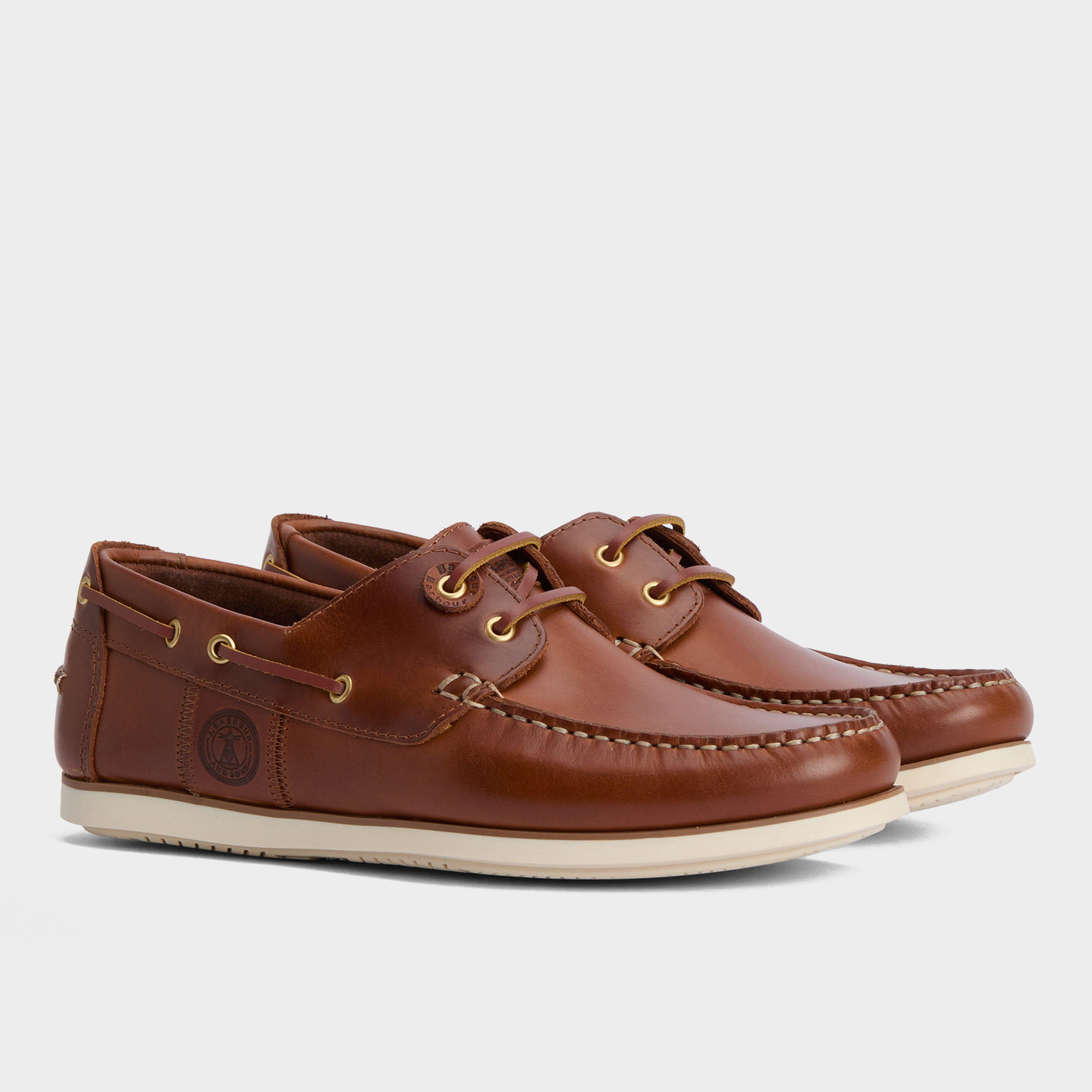 Mens Wake Boat Shoes Cognac