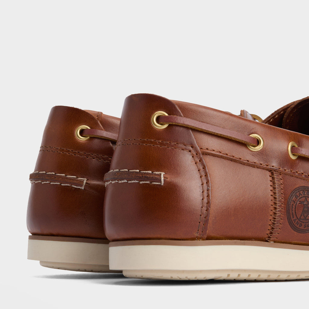 Mens Wake Boat Shoes Cognac