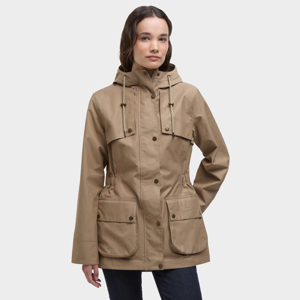 Womens Maple Waterproof Jacket Military Brown