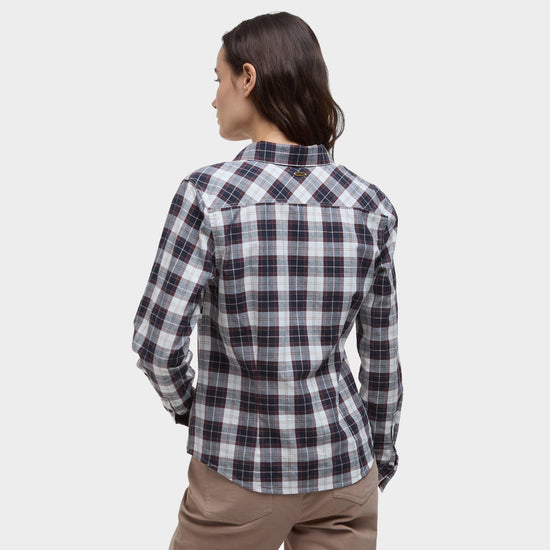 Womens Edda Shirt Gardenia Tartan