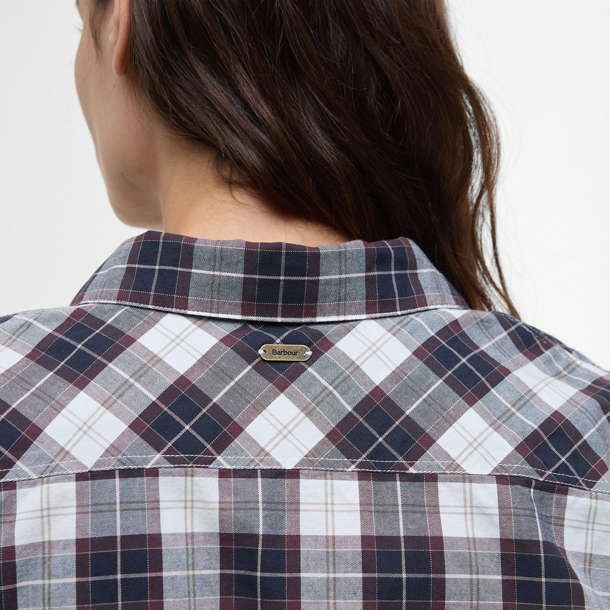 Womens Edda Shirt Gardenia Tartan