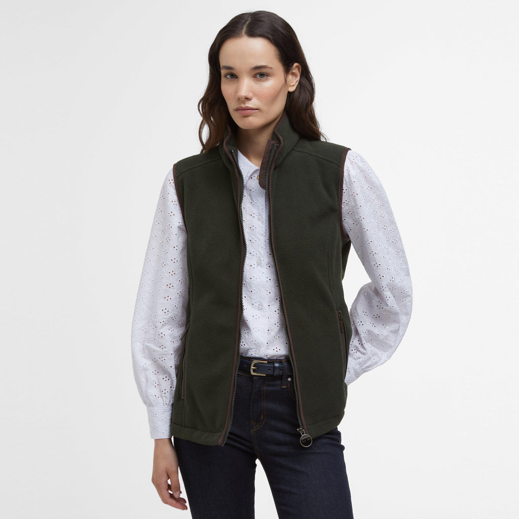 Womens Country Colton Fleece Gilet Sage