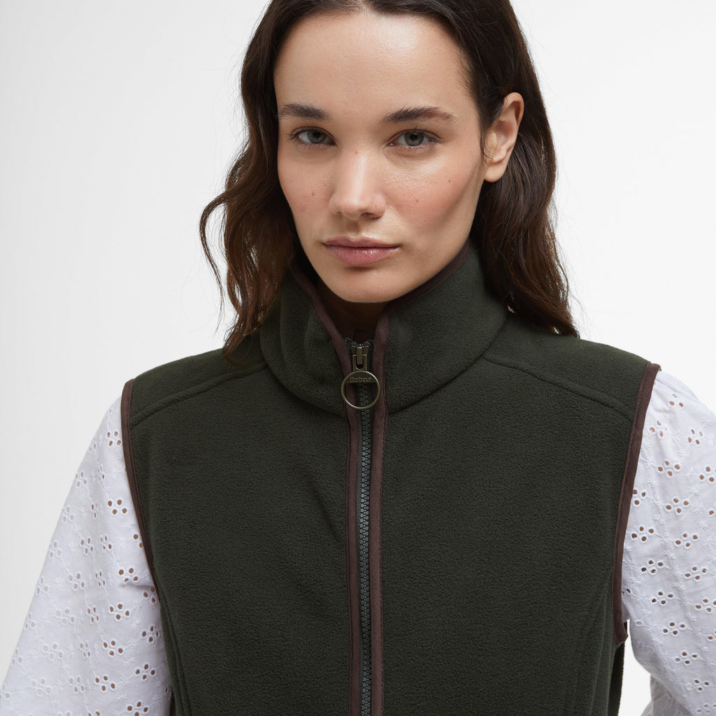 Womens Country Colton Fleece Gilet Sage