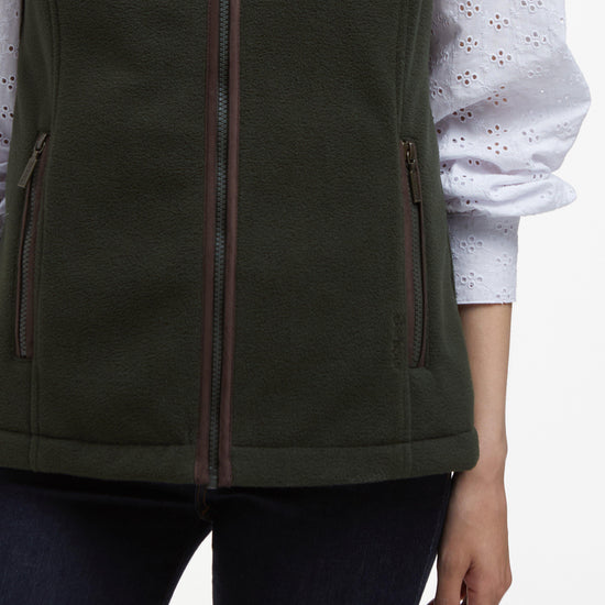 Womens Country Colton Fleece Gilet Sage