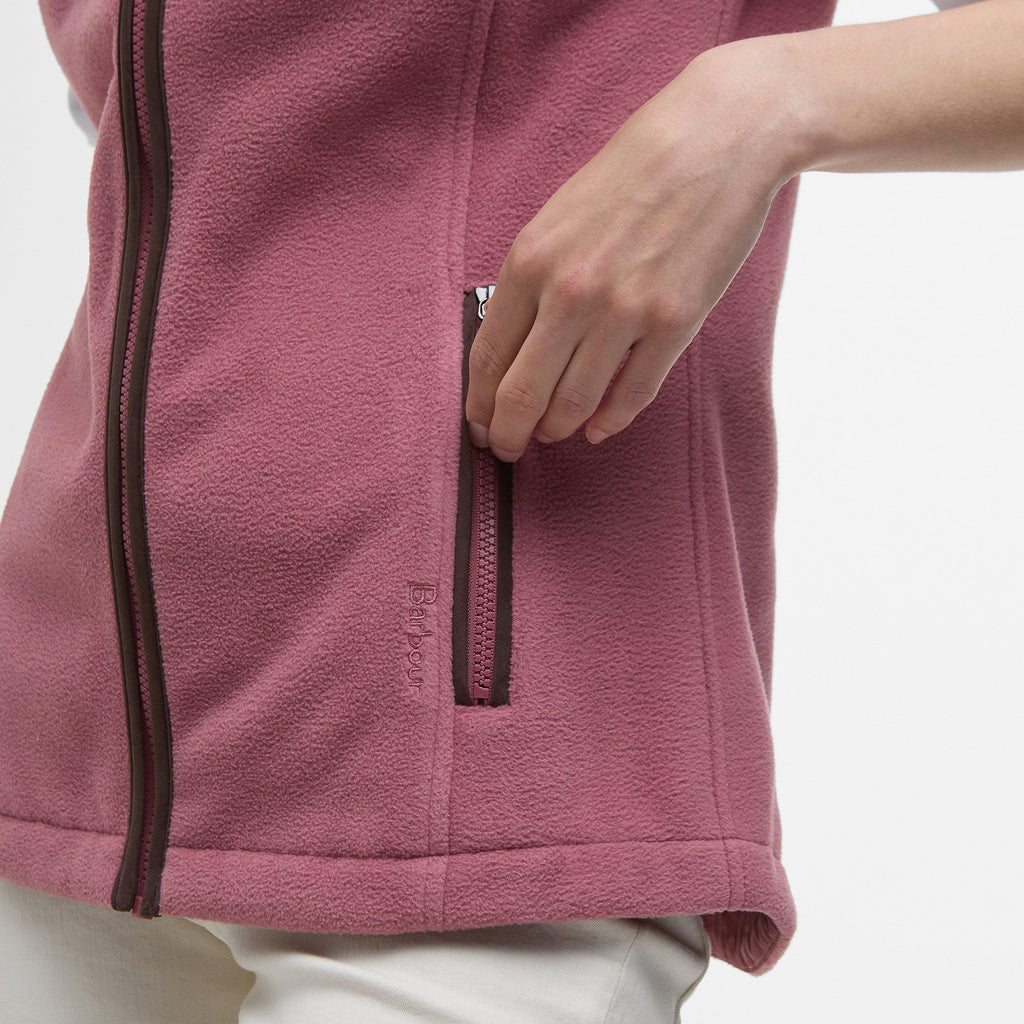 Womens Country Colton Fleece Gilet Deep Pruce