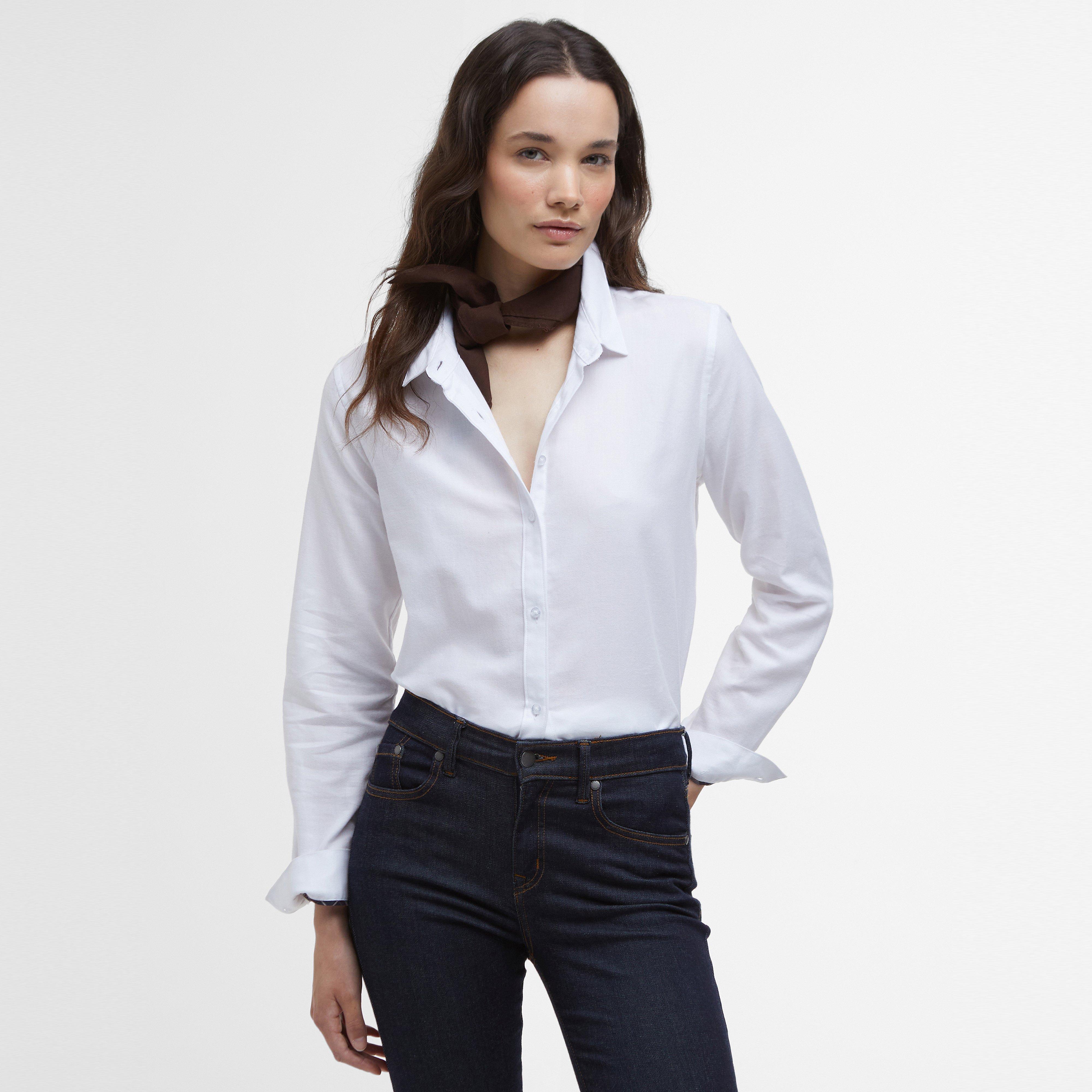Womens Glades Shirt White/Gardenia