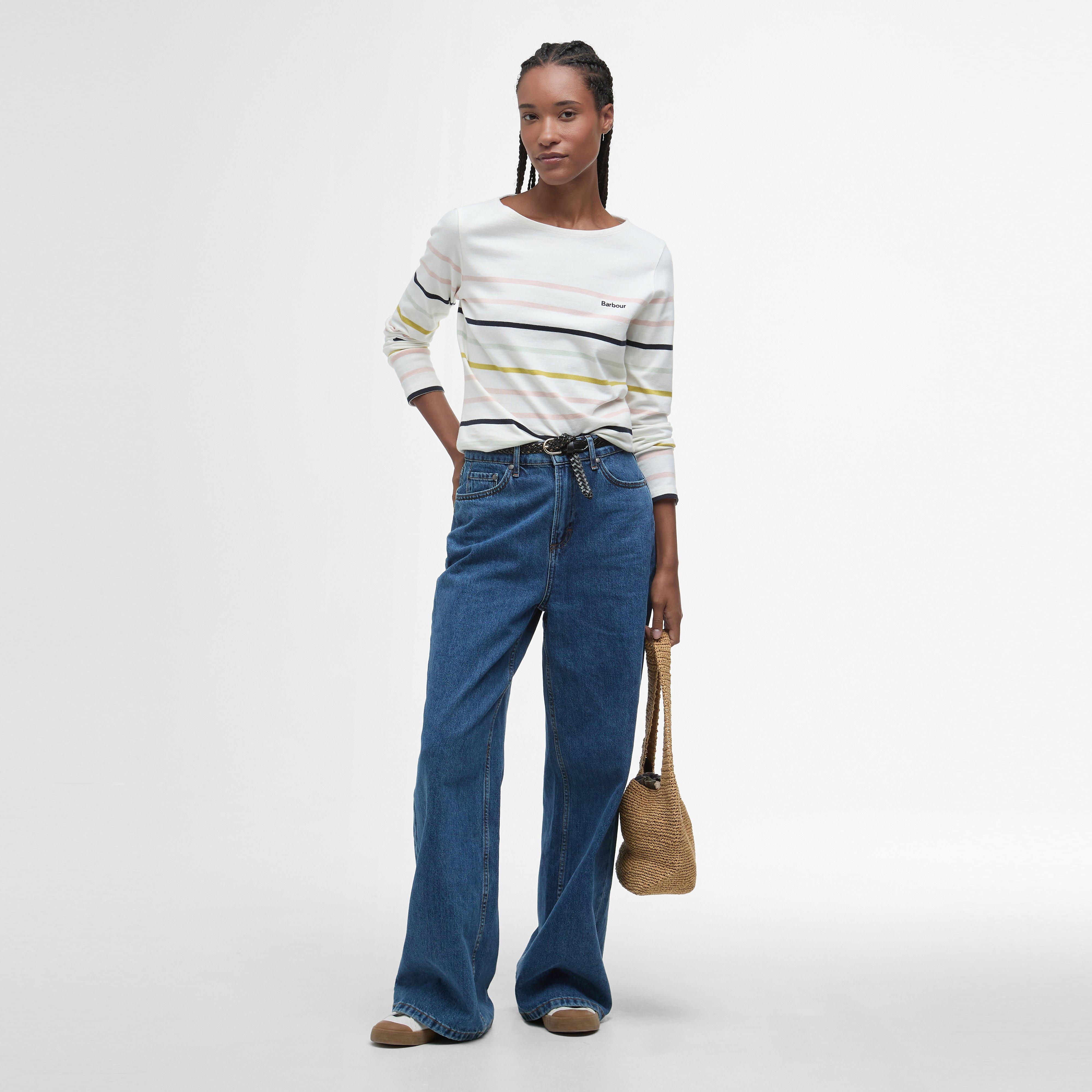 Womens Hawkins Top Cloud Stripe