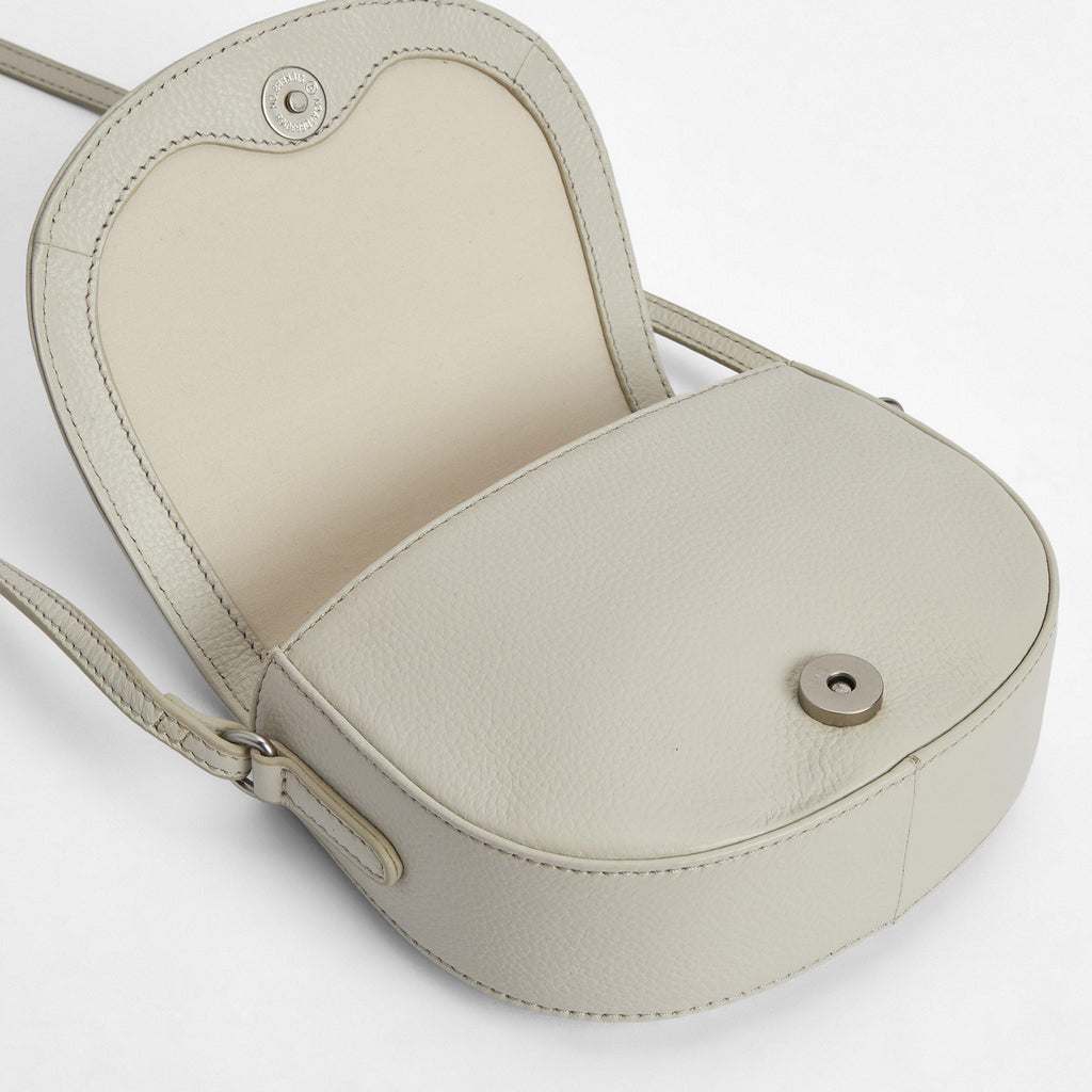 Laire Leather Saddle Bag Light Sand