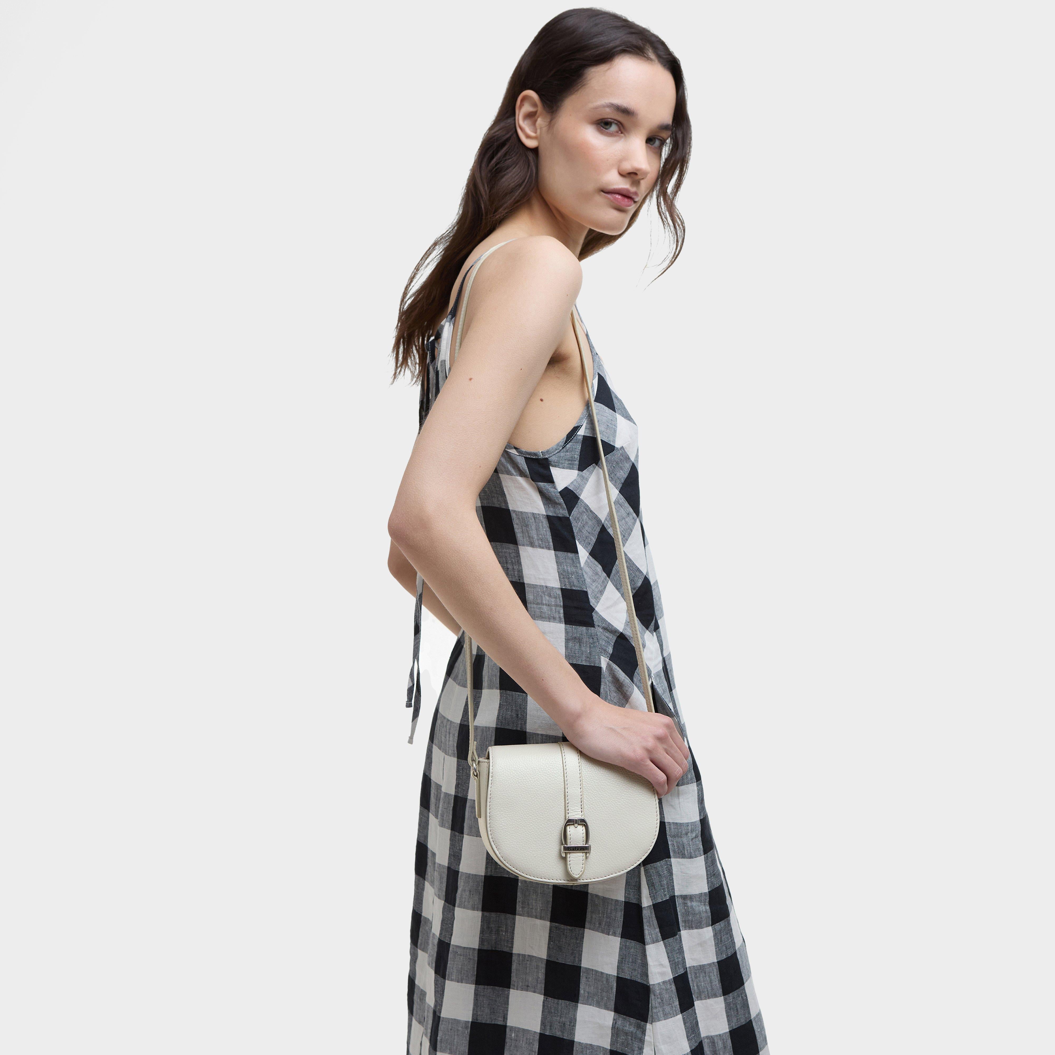 Laire Leather Saddle Bag Light Sand