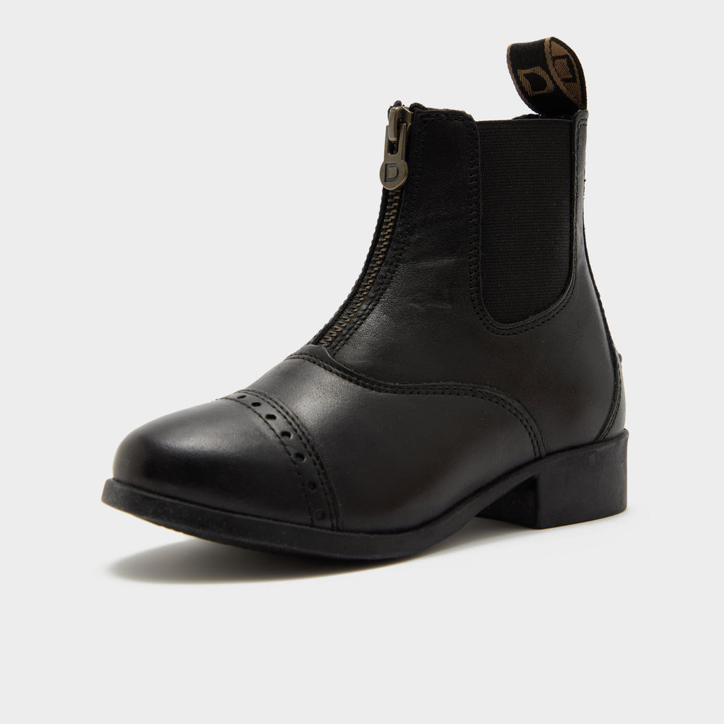 Kids Foundation II Zip Jodhpur Boots Black