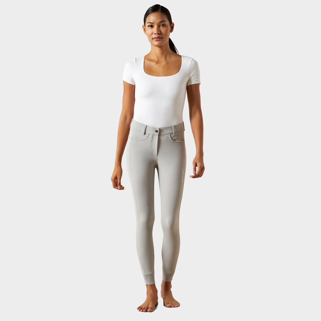 Womens Tri Factor NT Half Grip Breeches Show Grey