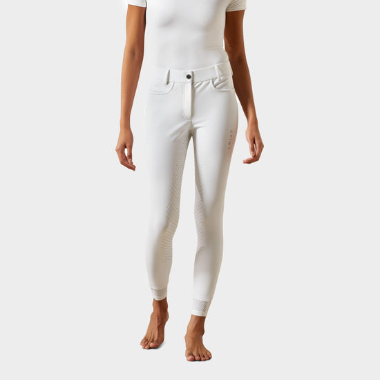 Womens Tri Factor NT Half Grip Breeches White
