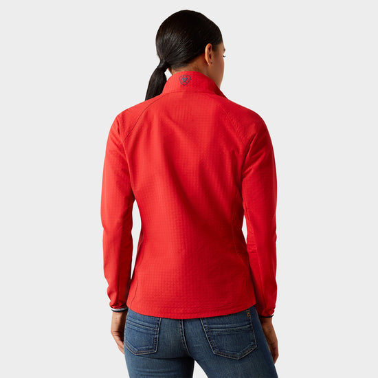 Womens Versa Team Jacket Weg Red