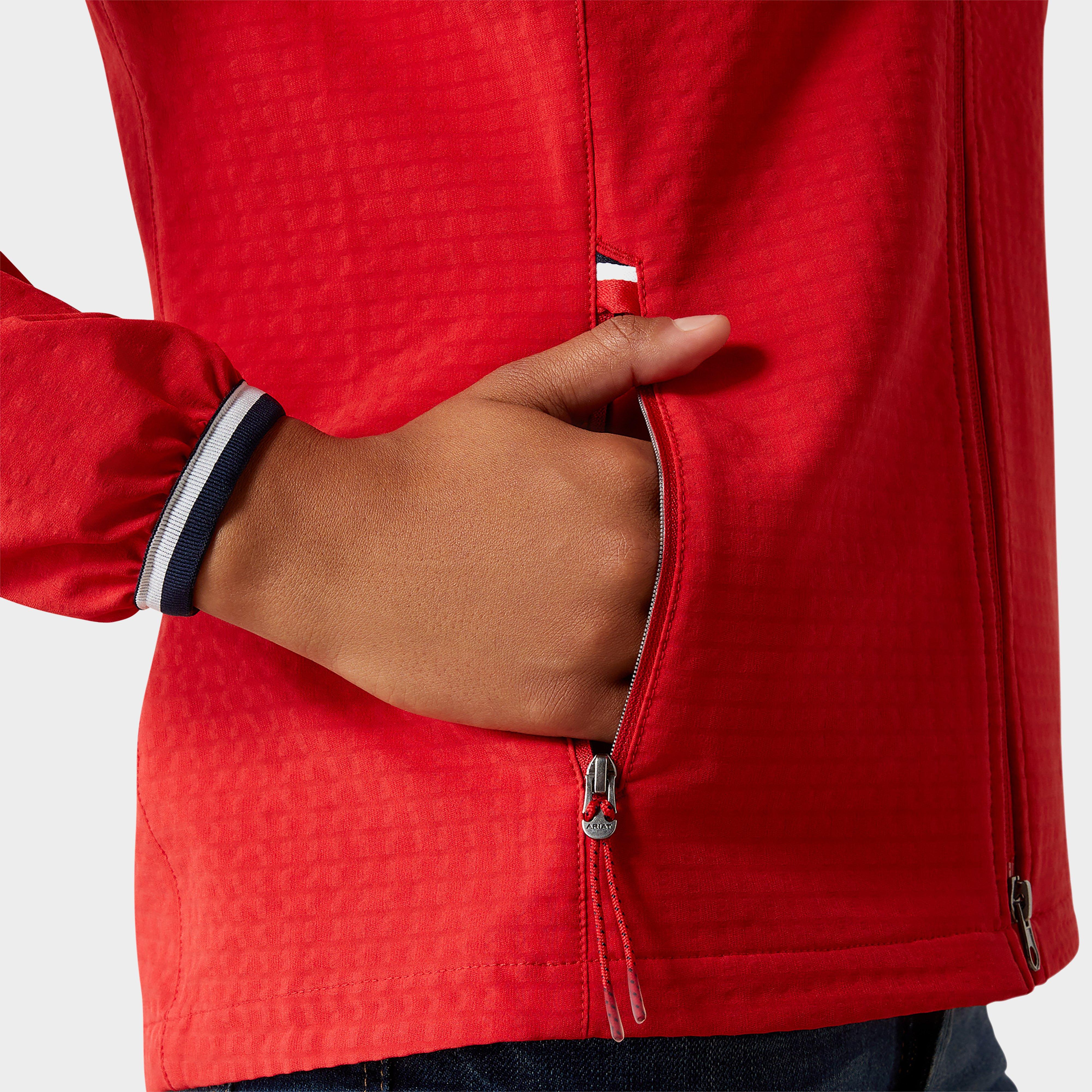 Womens Versa Team Jacket Weg Red