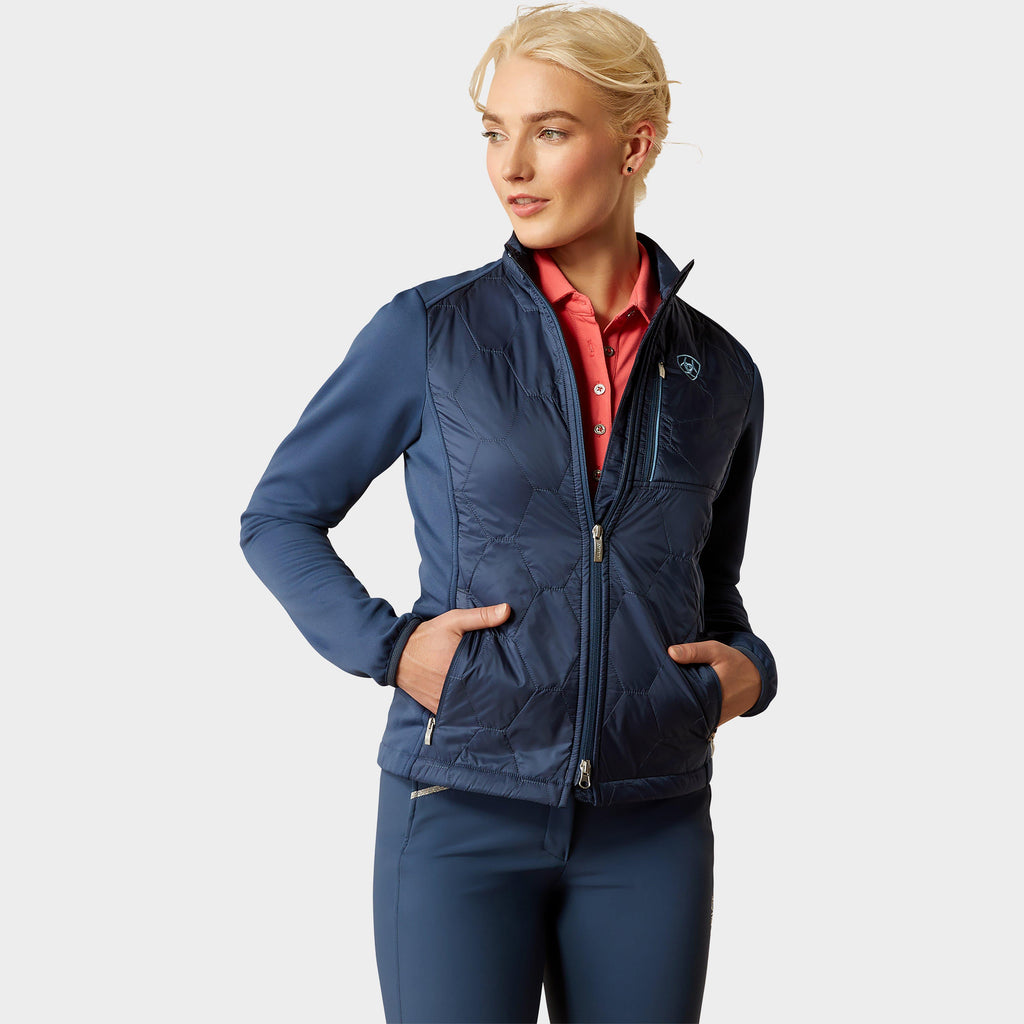 Womens Fusion Insulated Jacket Dark Denim