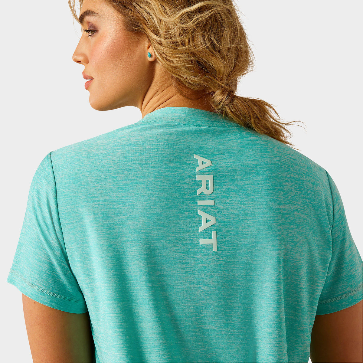 Womens Laguna Logo T-Shirt Blue Turquoise
