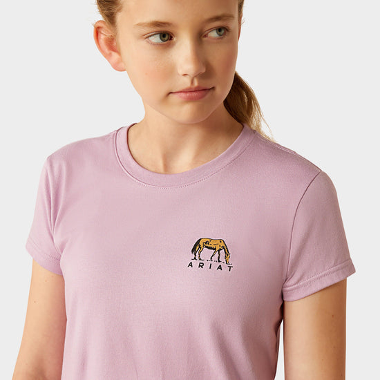Kids Meadow Pony T-Shirt Lavender