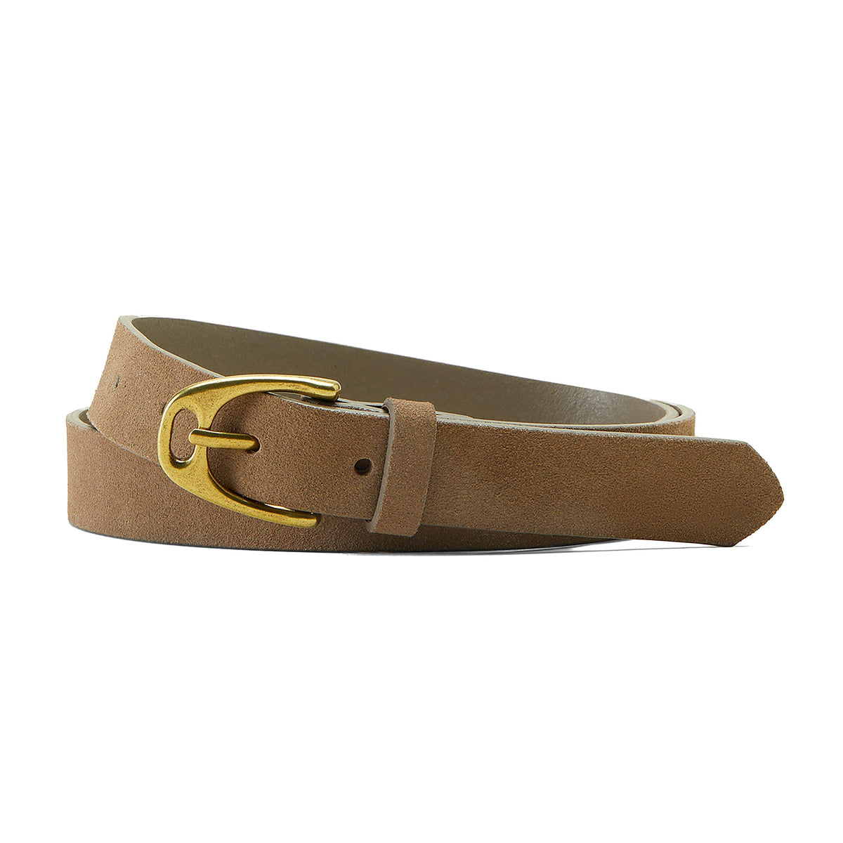 Womens Hunter Belt Tanin Suede