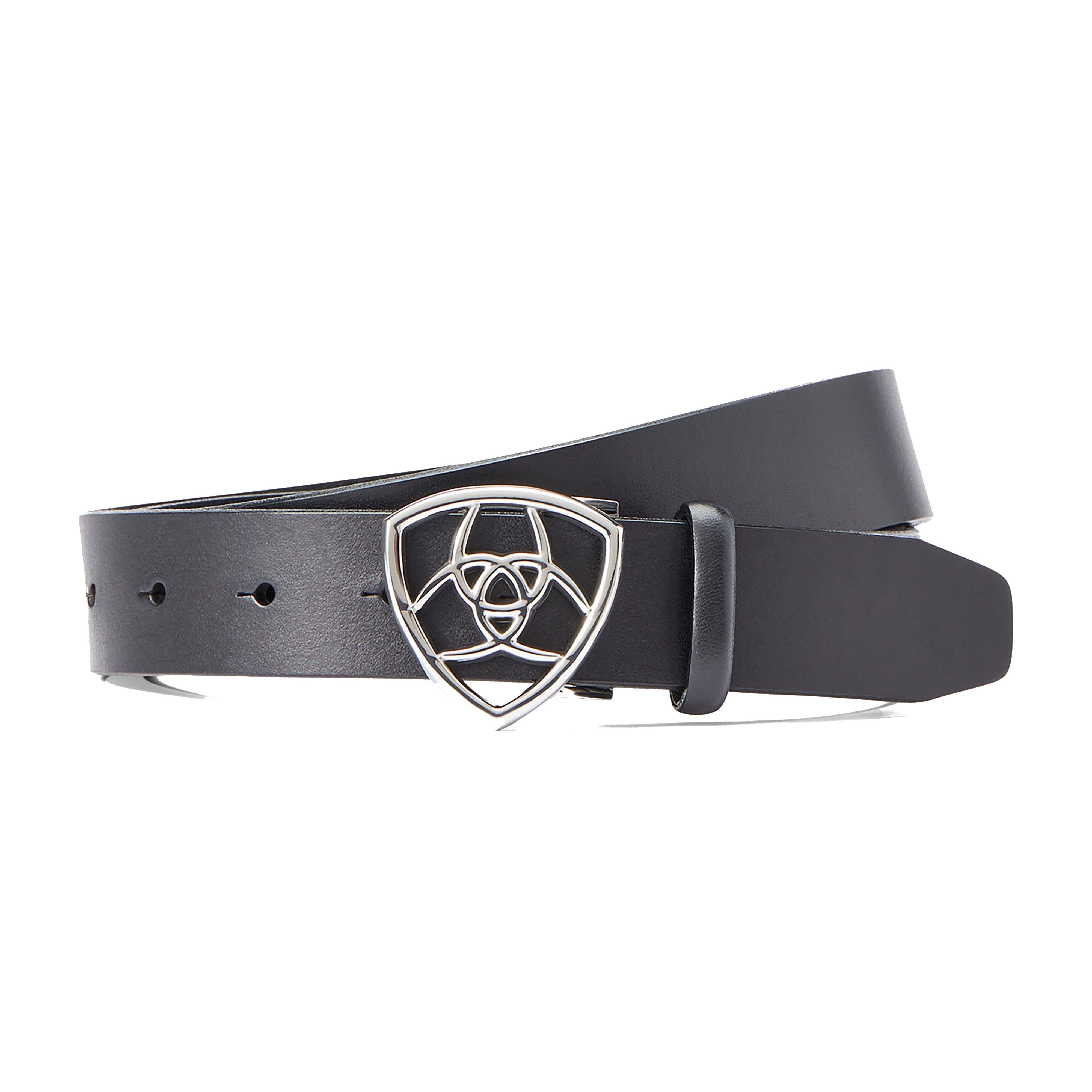 Womens Shield Belt Black