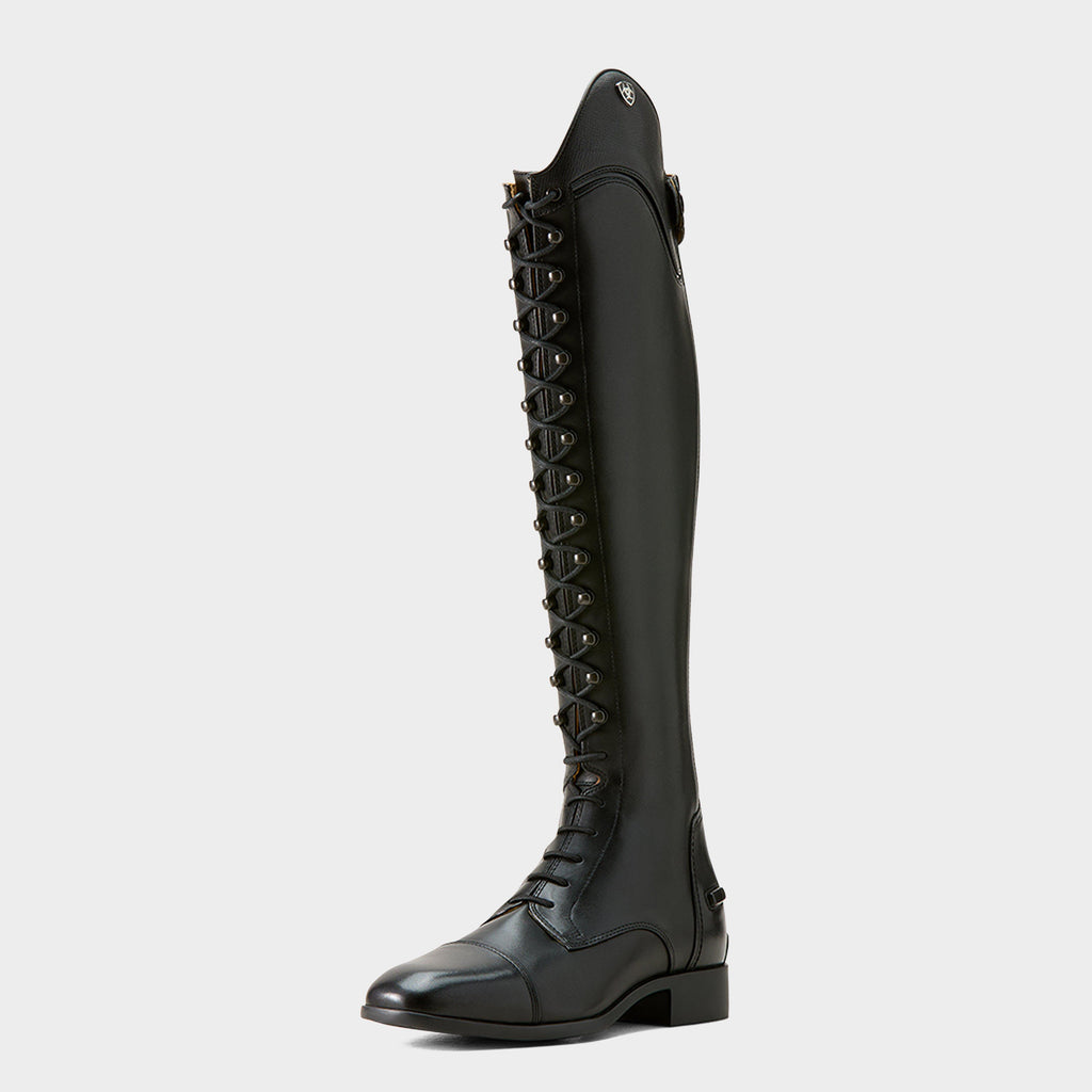 Womens Palisade Lace Tall Riding Boots Black