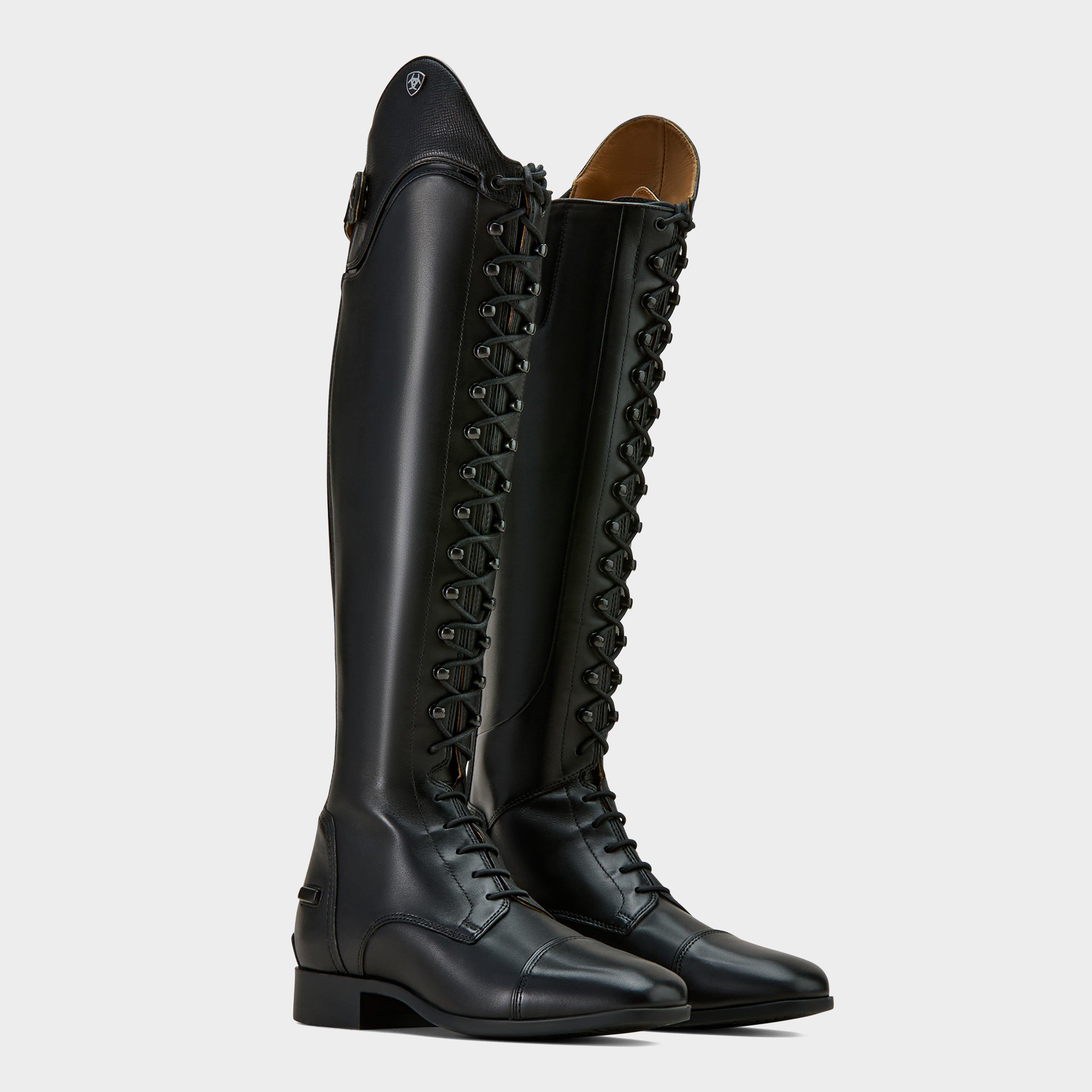 Womens Palisade Lace Tall Riding Boots Black