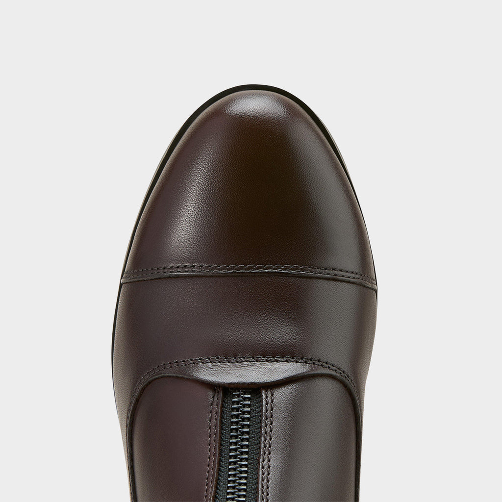 Womens Heritage Zip Paddock Boots Brown