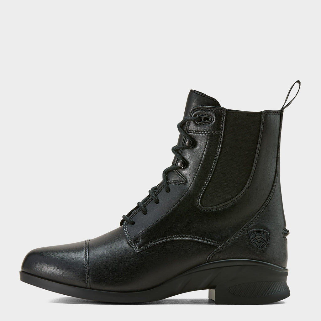 Womens Heritage Lace Paddock Boots Black