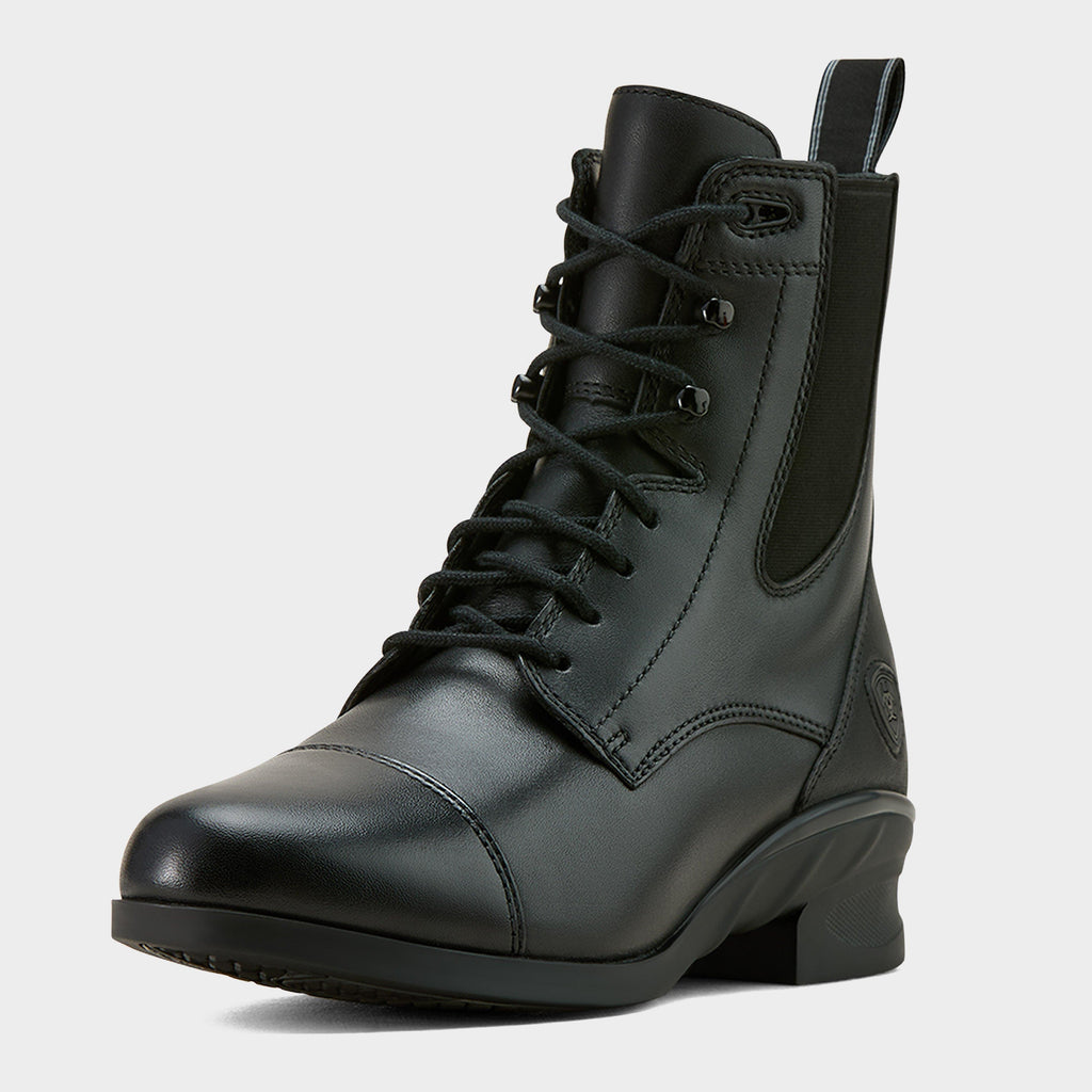 Womens Heritage Lace Paddock Boots Black