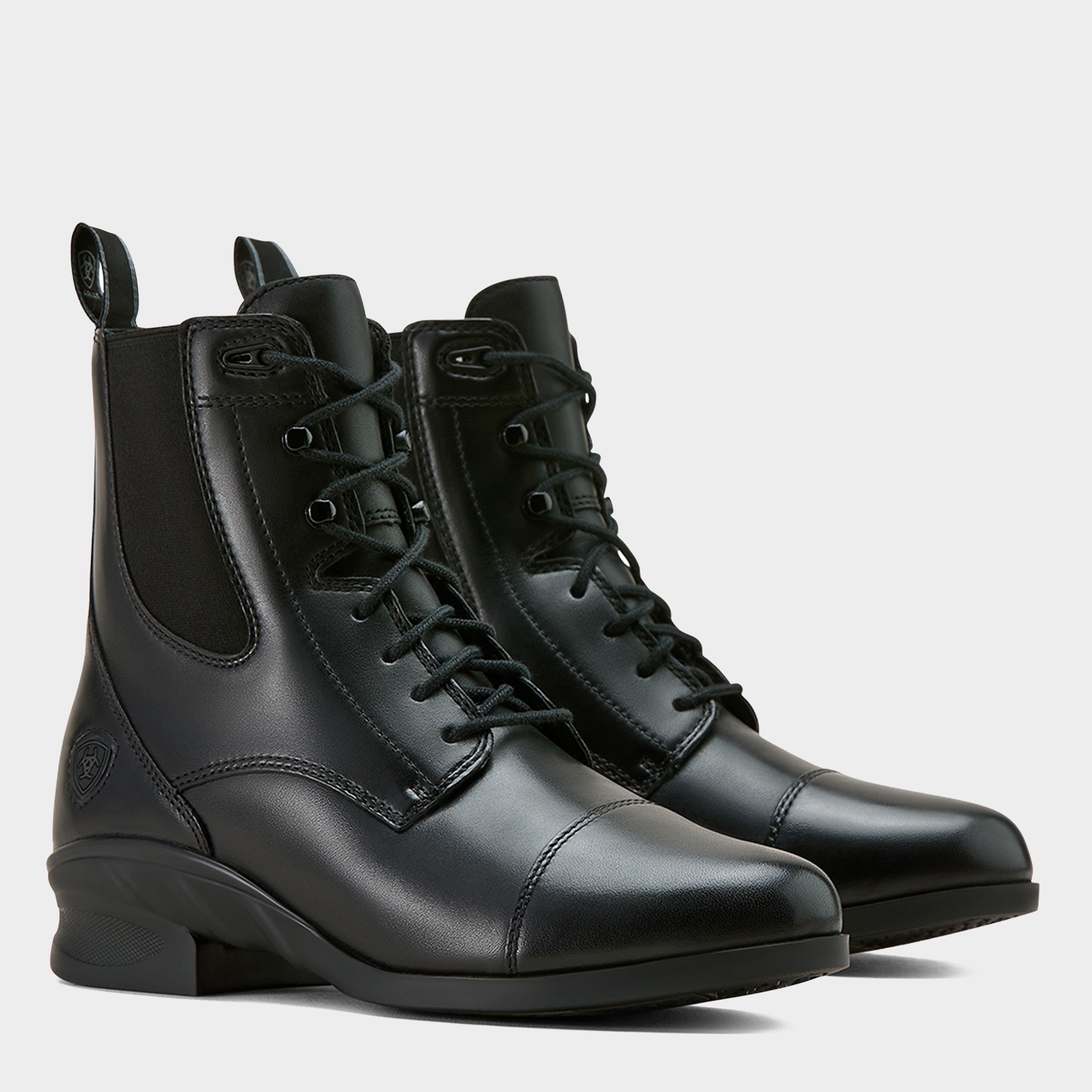 Womens Heritage Lace Paddock Boots Black