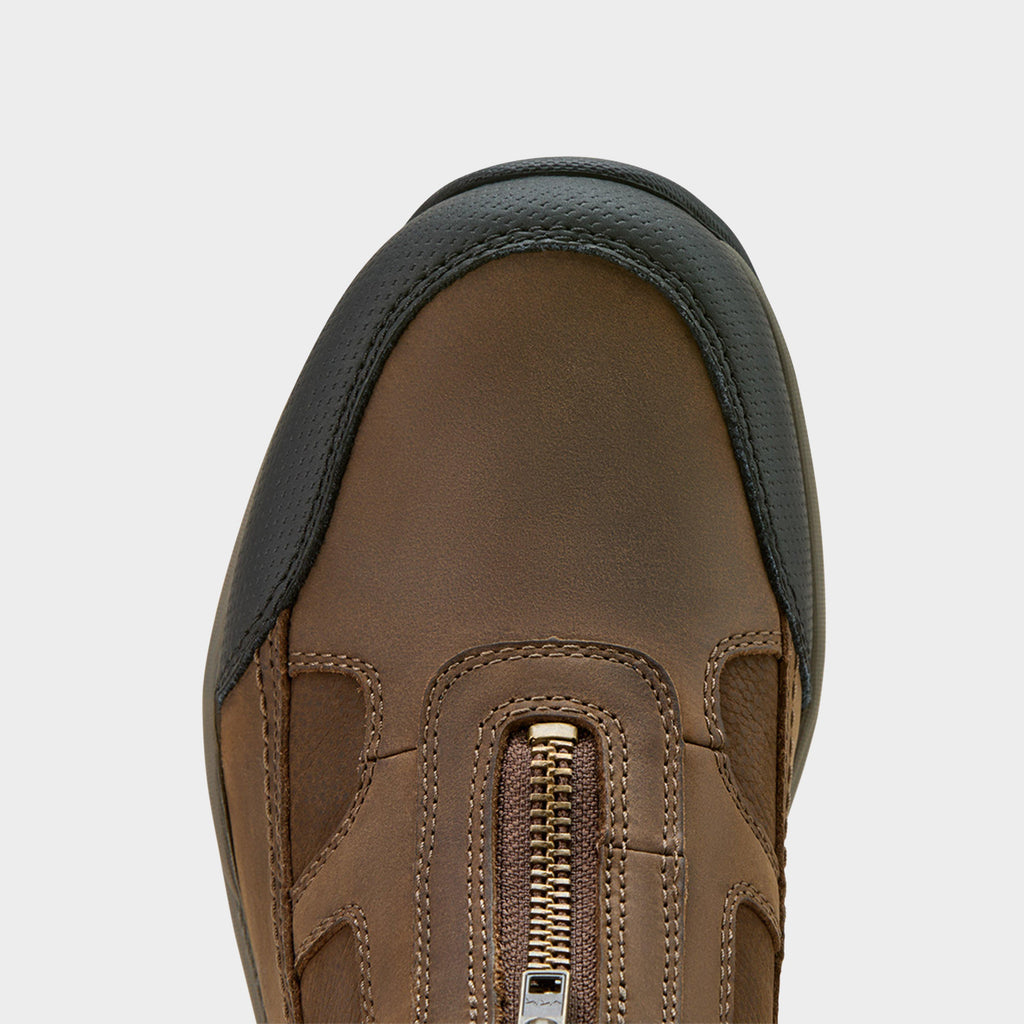 Womens Terrain II Zip Waterproof Boots Dark Brown