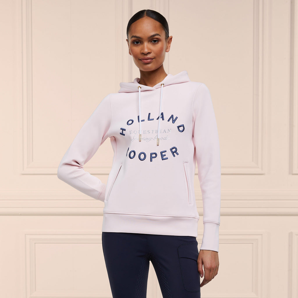 Womens Crystal Hoodie Blush