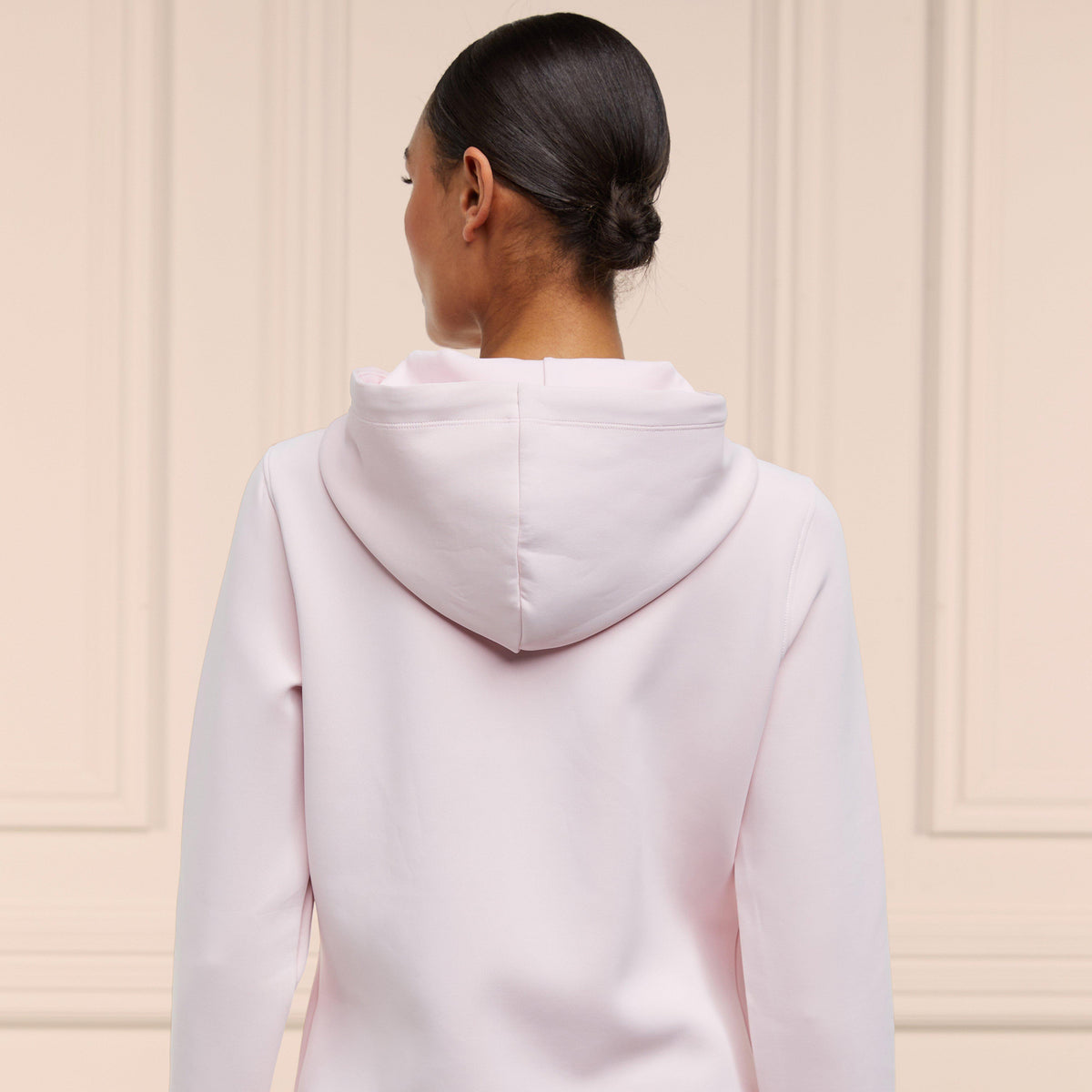 Womens Crystal Hoodie Blush
