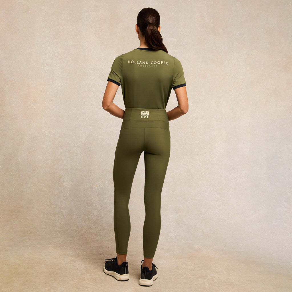 Womens Chiltern Ringer Tee Spring Green