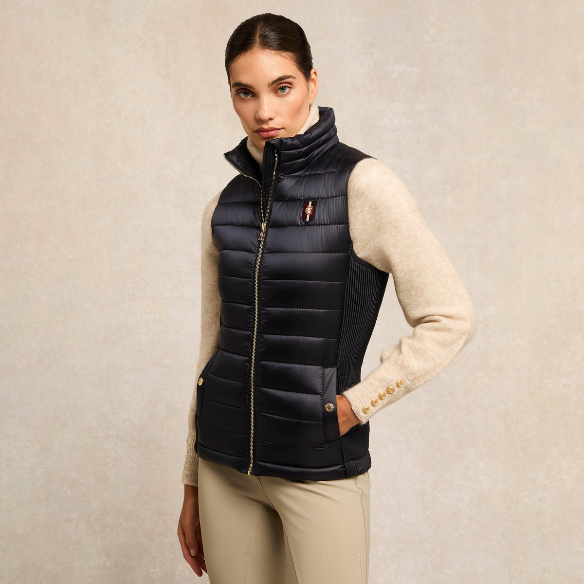 Womens Team Lightweight Gilet Ink Navy