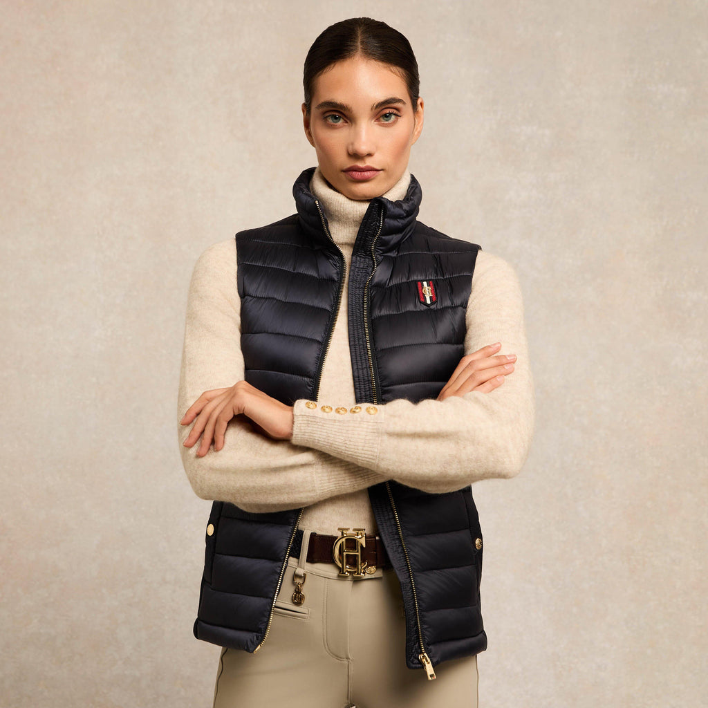 Womens Team Lightweight Gilet Ink Navy