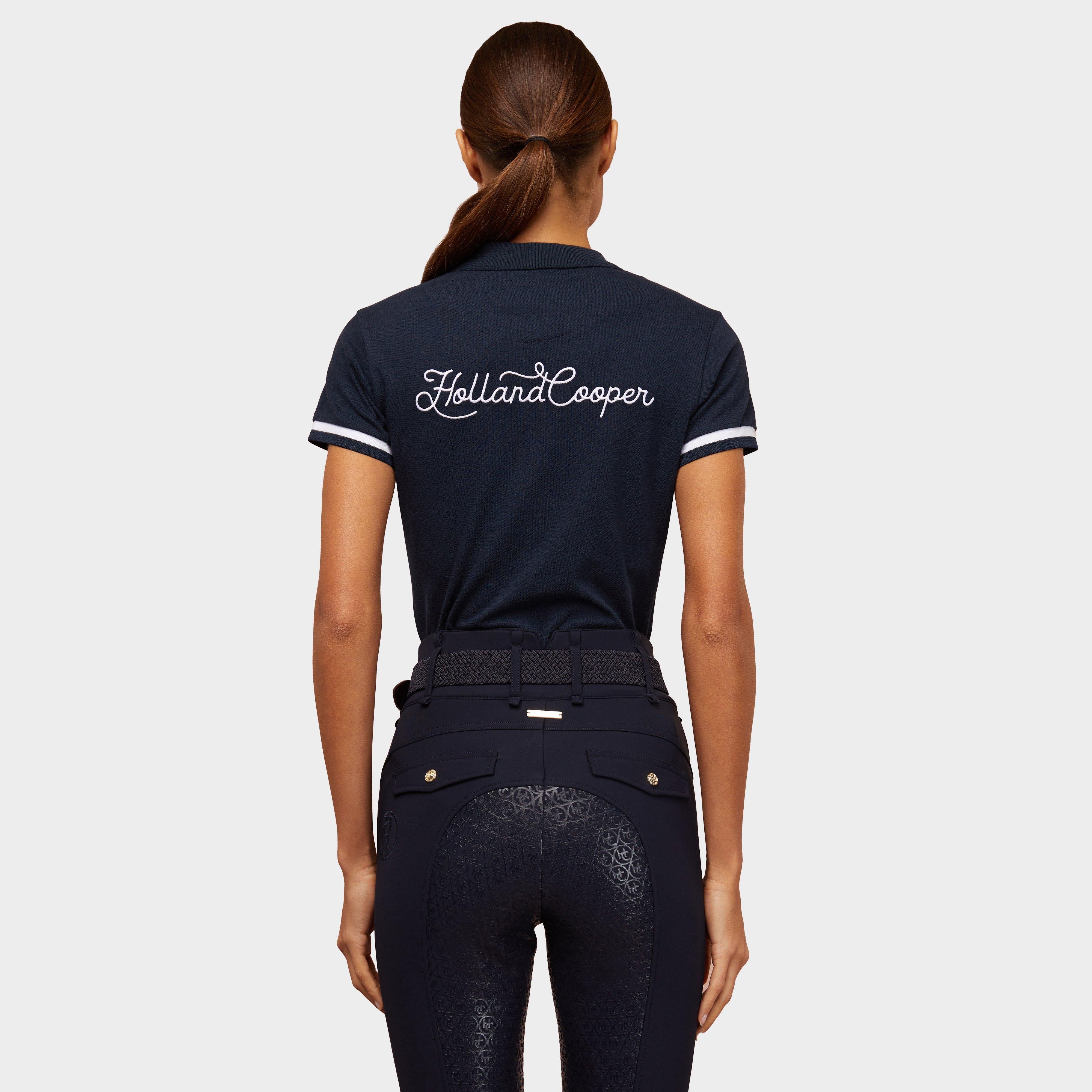Womens Classic Polo Shirt Ink Navy