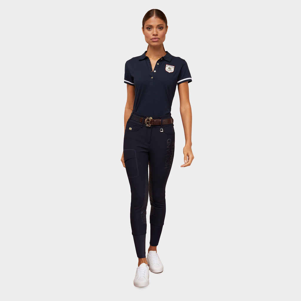 Womens Classic Polo Shirt Ink Navy