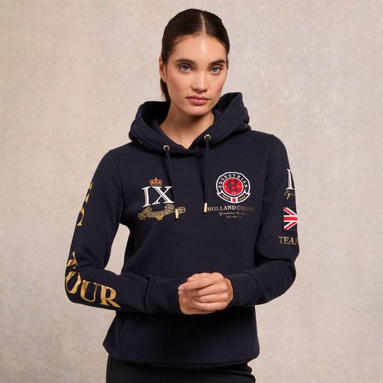 Womens Team Hoodie Pull On Ink Navy