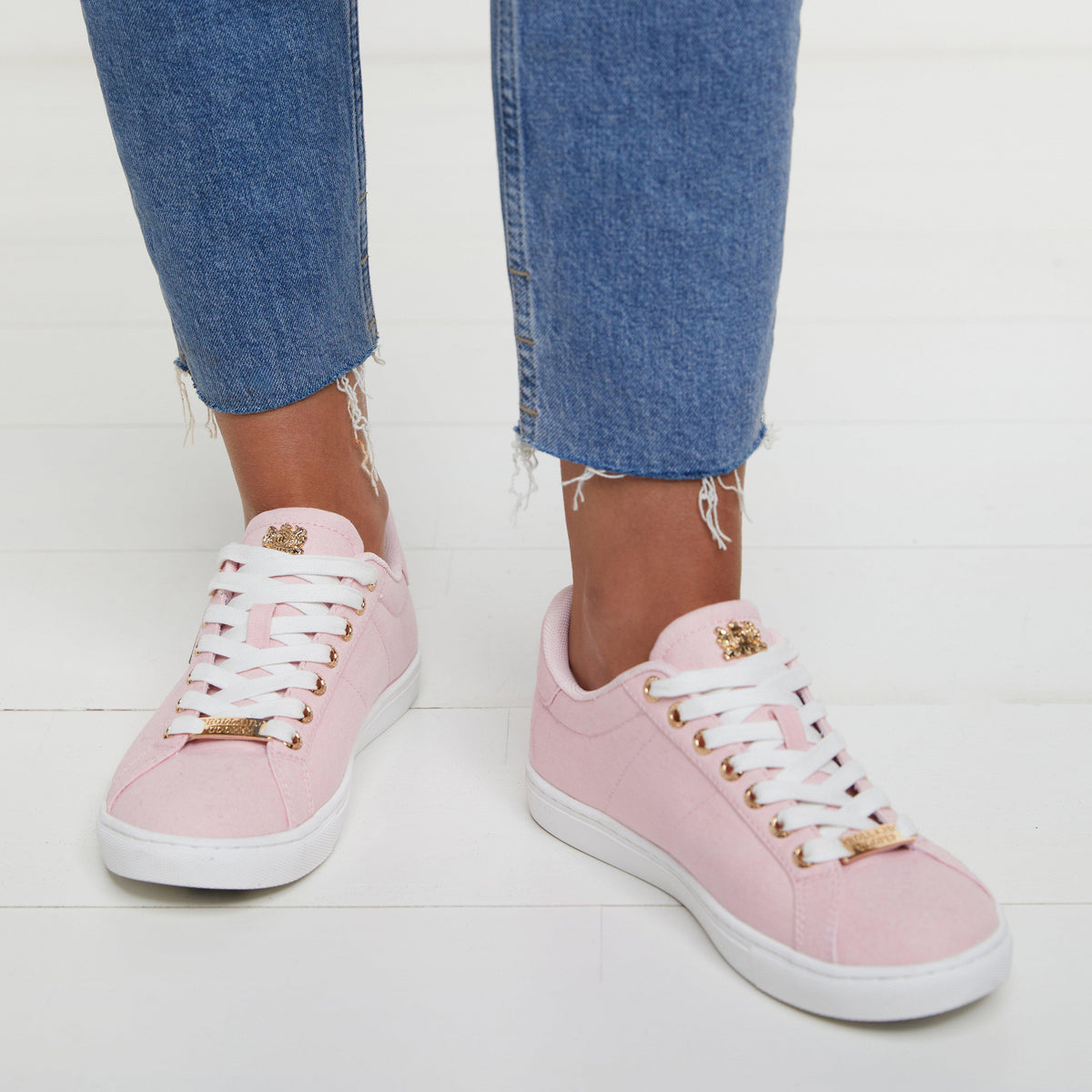Womens Chelsea Court Trainer Soft Pink