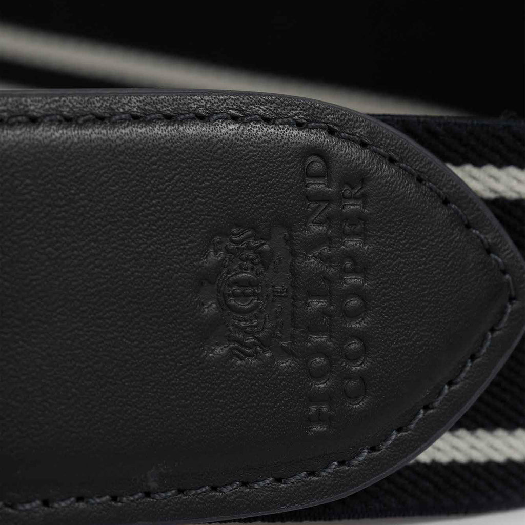 Burghley Logo Riding Belt Ink Navy