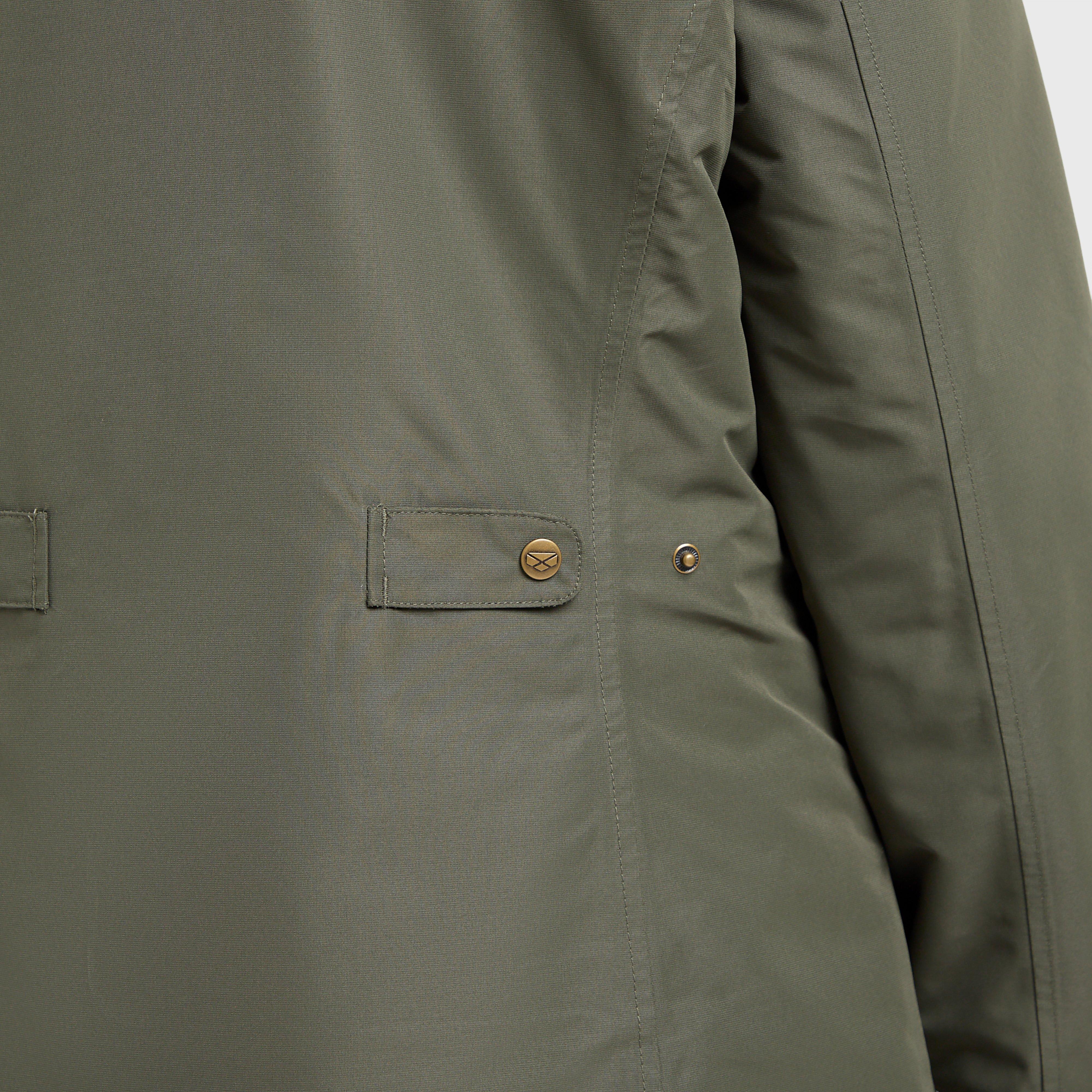 Womens Walker Long Coat Fern Green