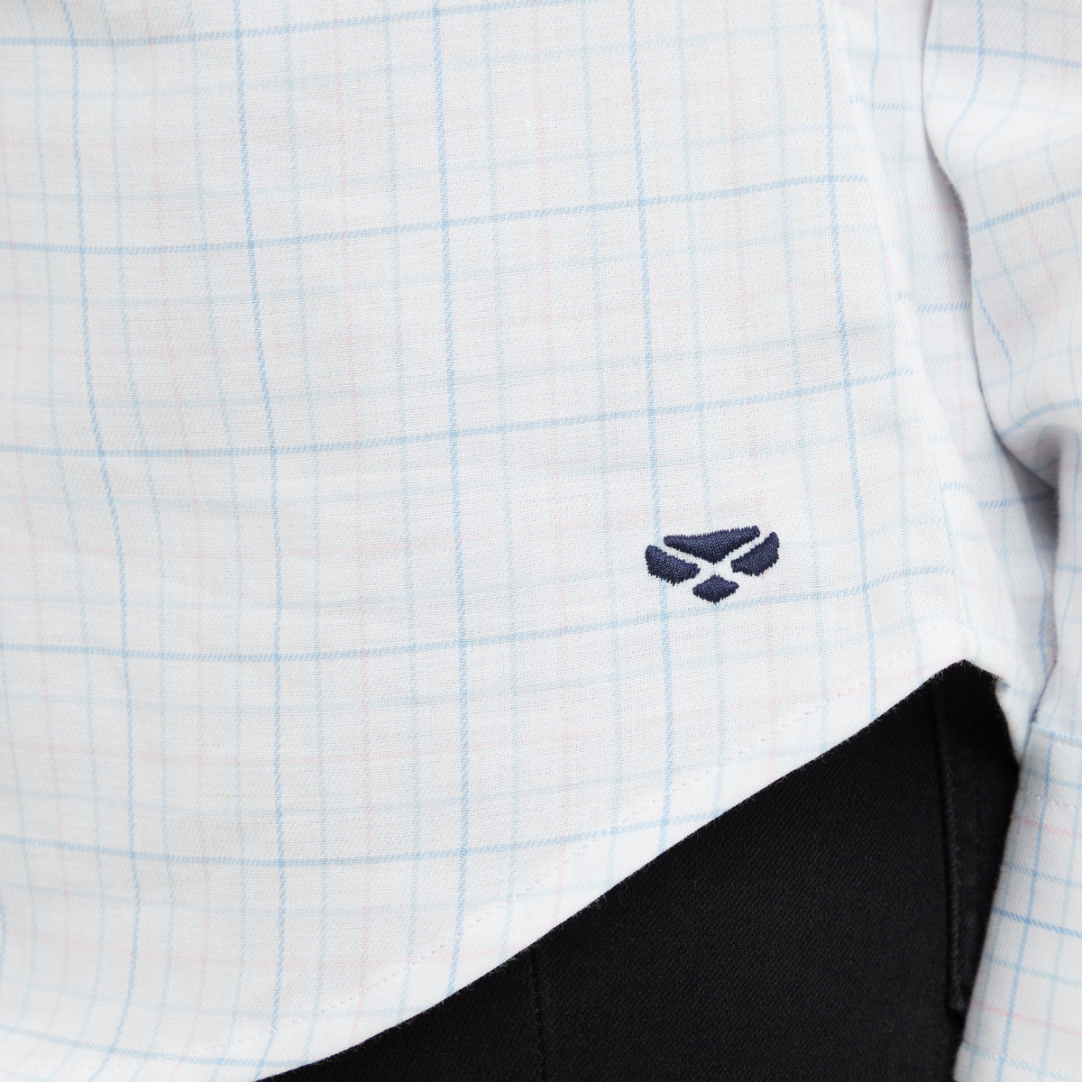 Womens Callie Twill Shirt White/Pink/Blue