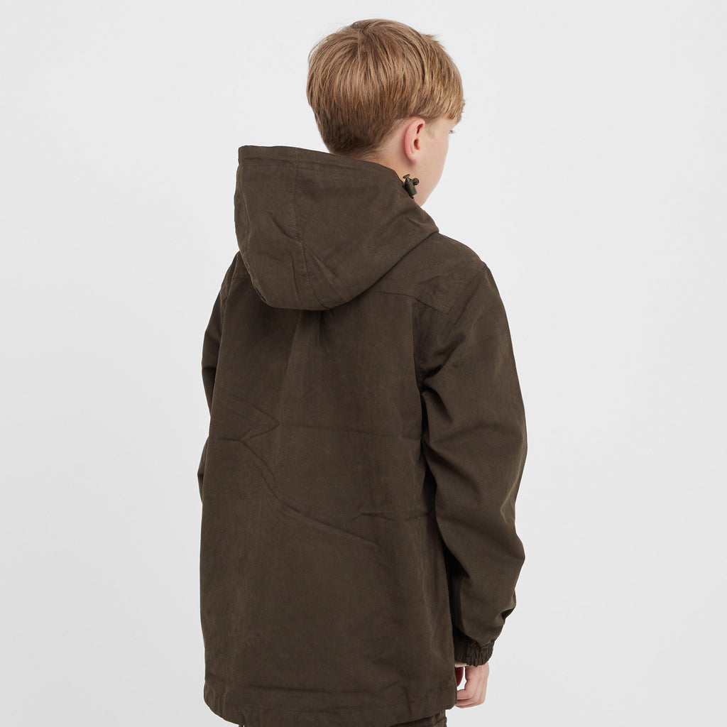 Kids Struther Smock Field Jacket Dark Green
