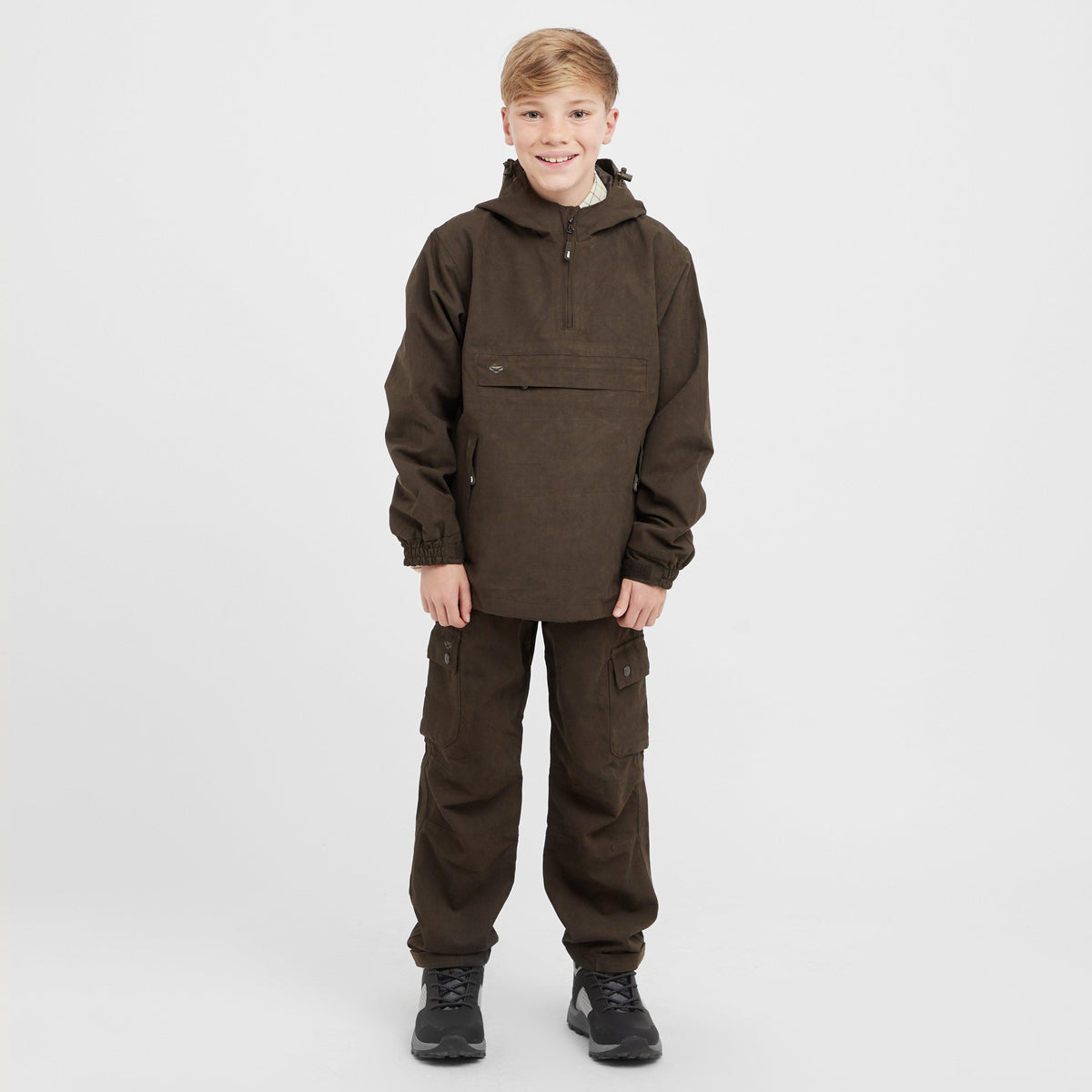 Kids Struther Smock Field Jacket Dark Green