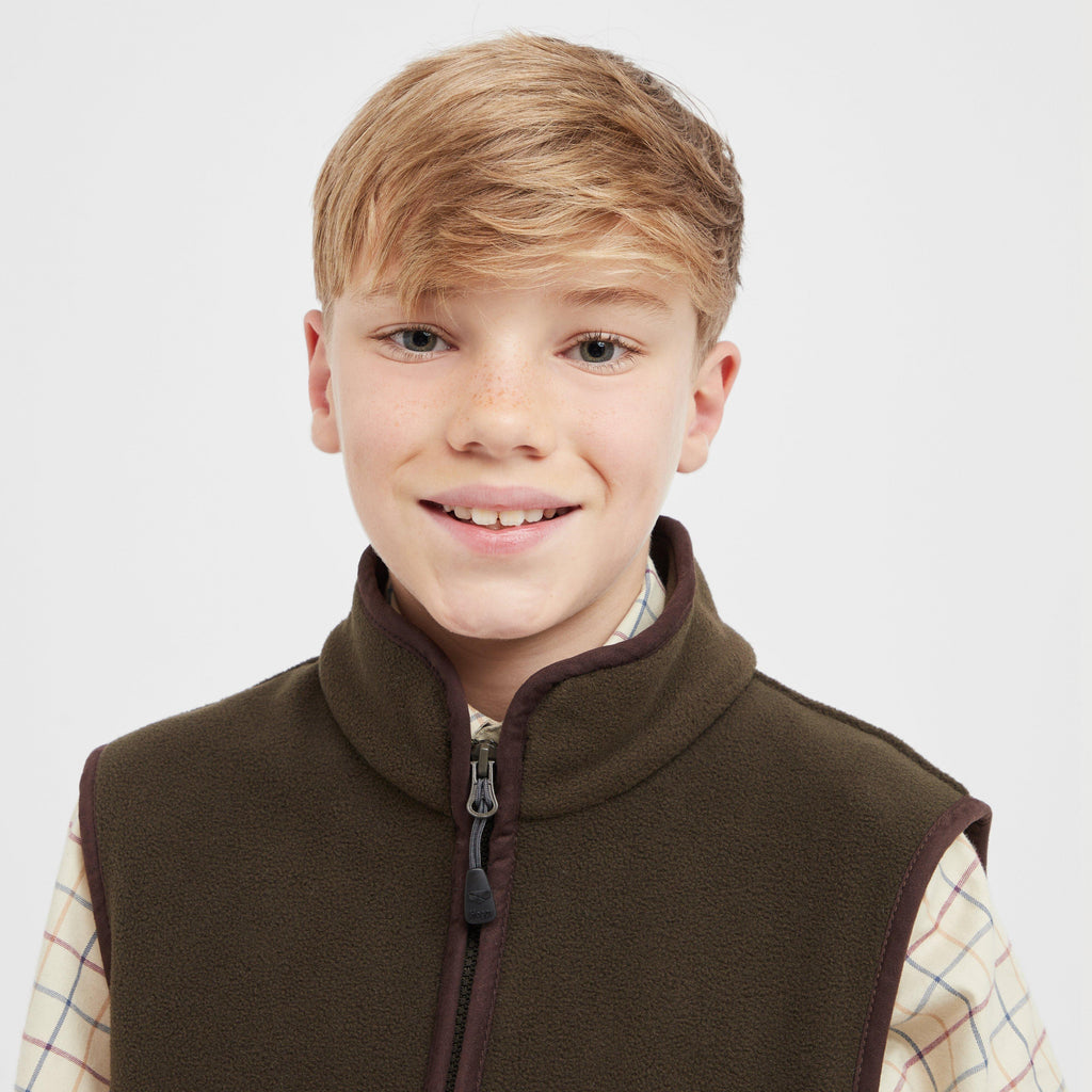 Kids Woodhall Gilet Green